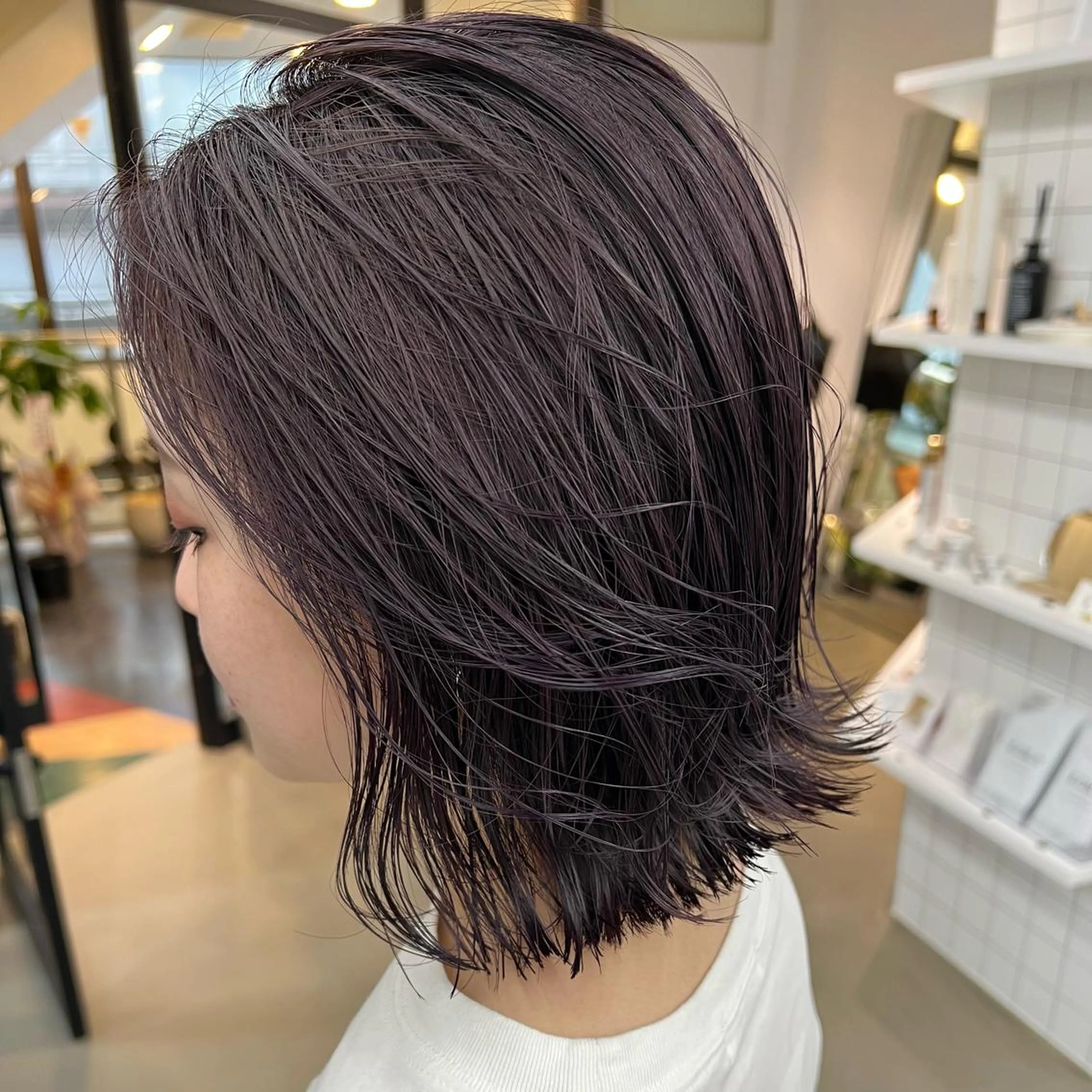 ミディアム カラー ブリーチ ブリーチなしカラー Nico所属・Nico🌛 Karenのネイルデザイン