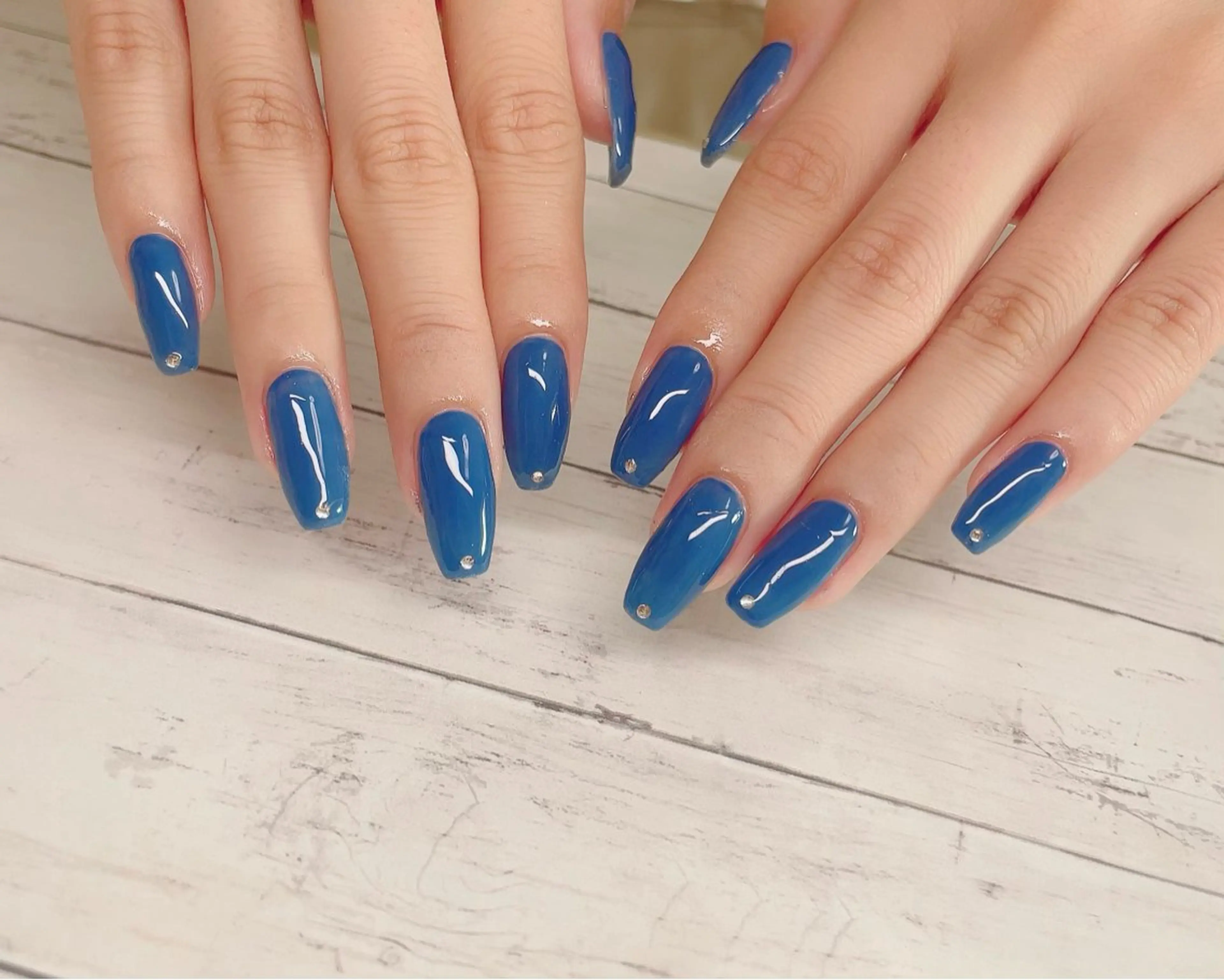 ネイル ストーンネイル ハンドネイル NailbyN所属・Nail_by N1のネイルデザイン