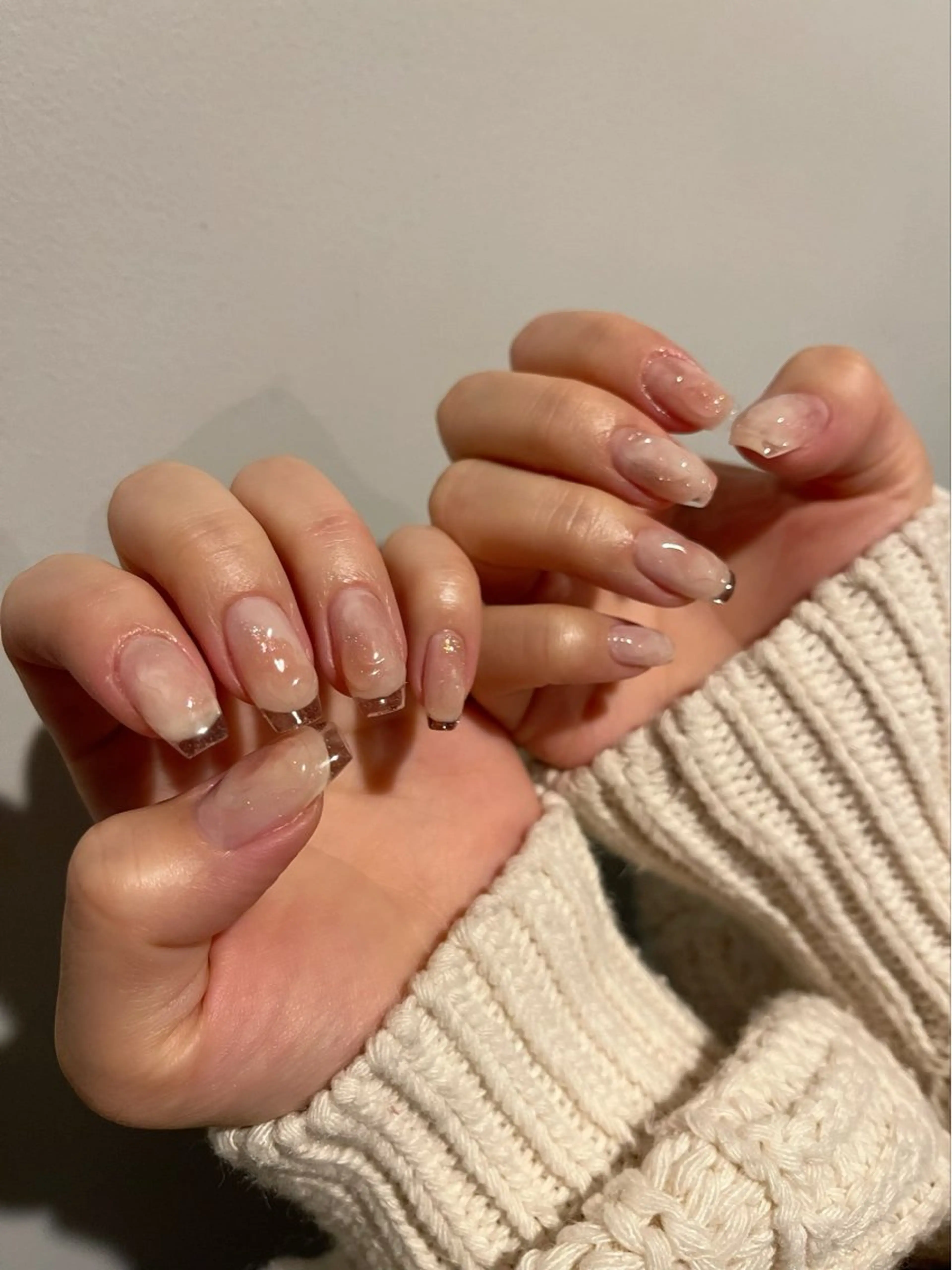 ネイル アートネイル クリアネイル フレンチネイル ぷっくりネイル ハンドネイル Utopia nail_のネイルデザイン