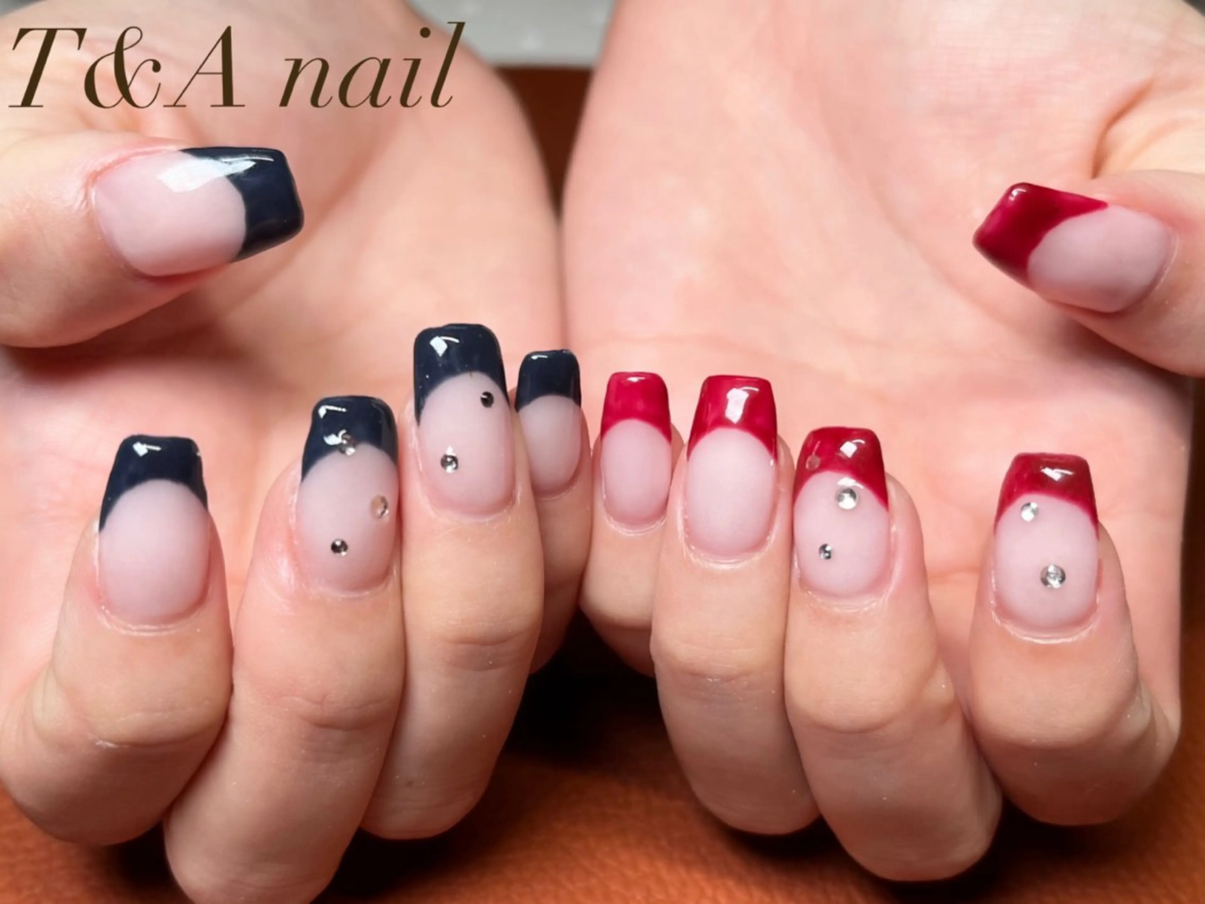 ネイル 長さ出し フレンチネイル ジェルネイル ニュアンスネイル スカルプネイル ハンドネイル T&A nailのネイルデザイン