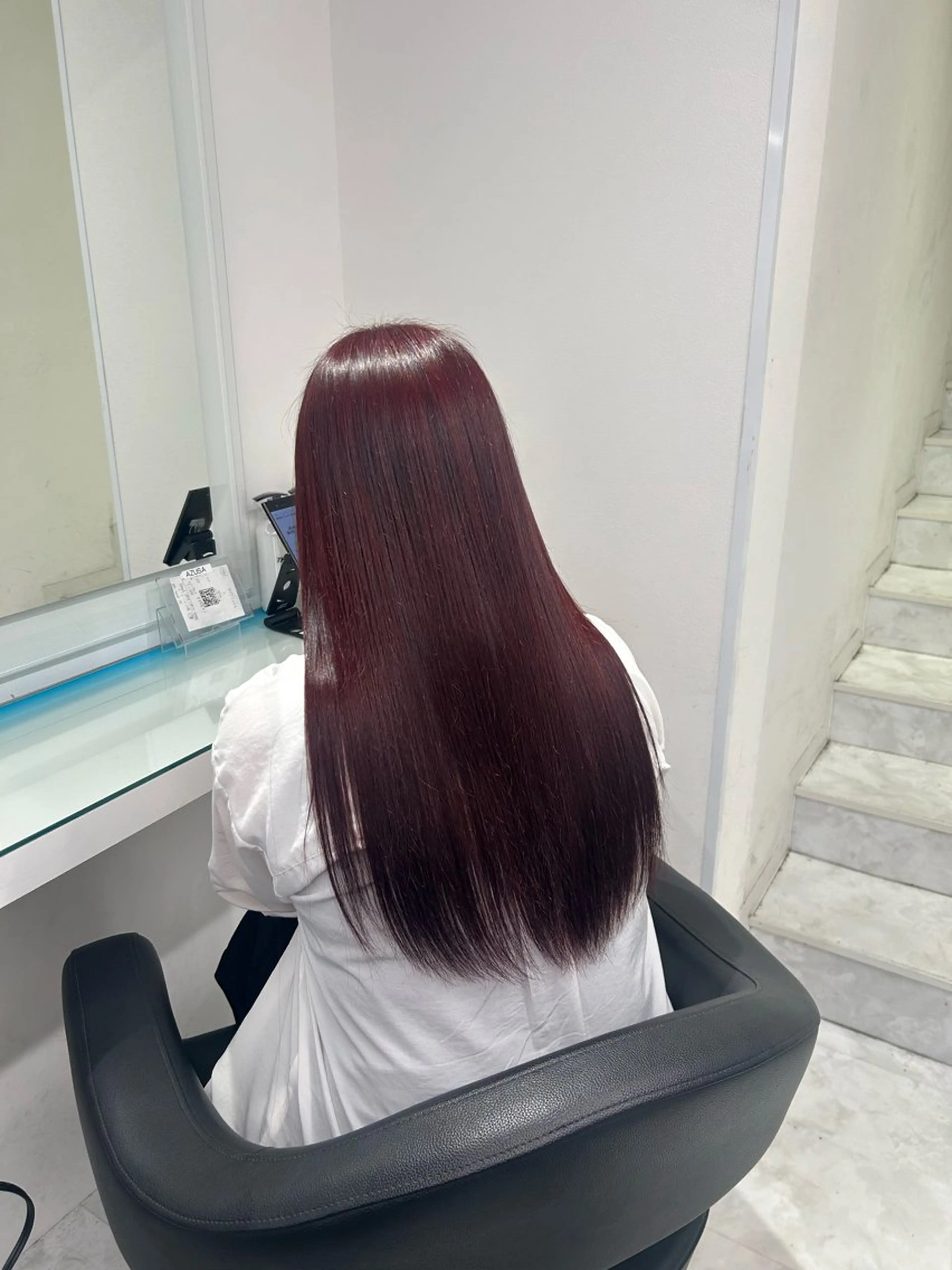 ロング カラー トレンド暖色ヘア🍒 miu🍒のヘアスタイル