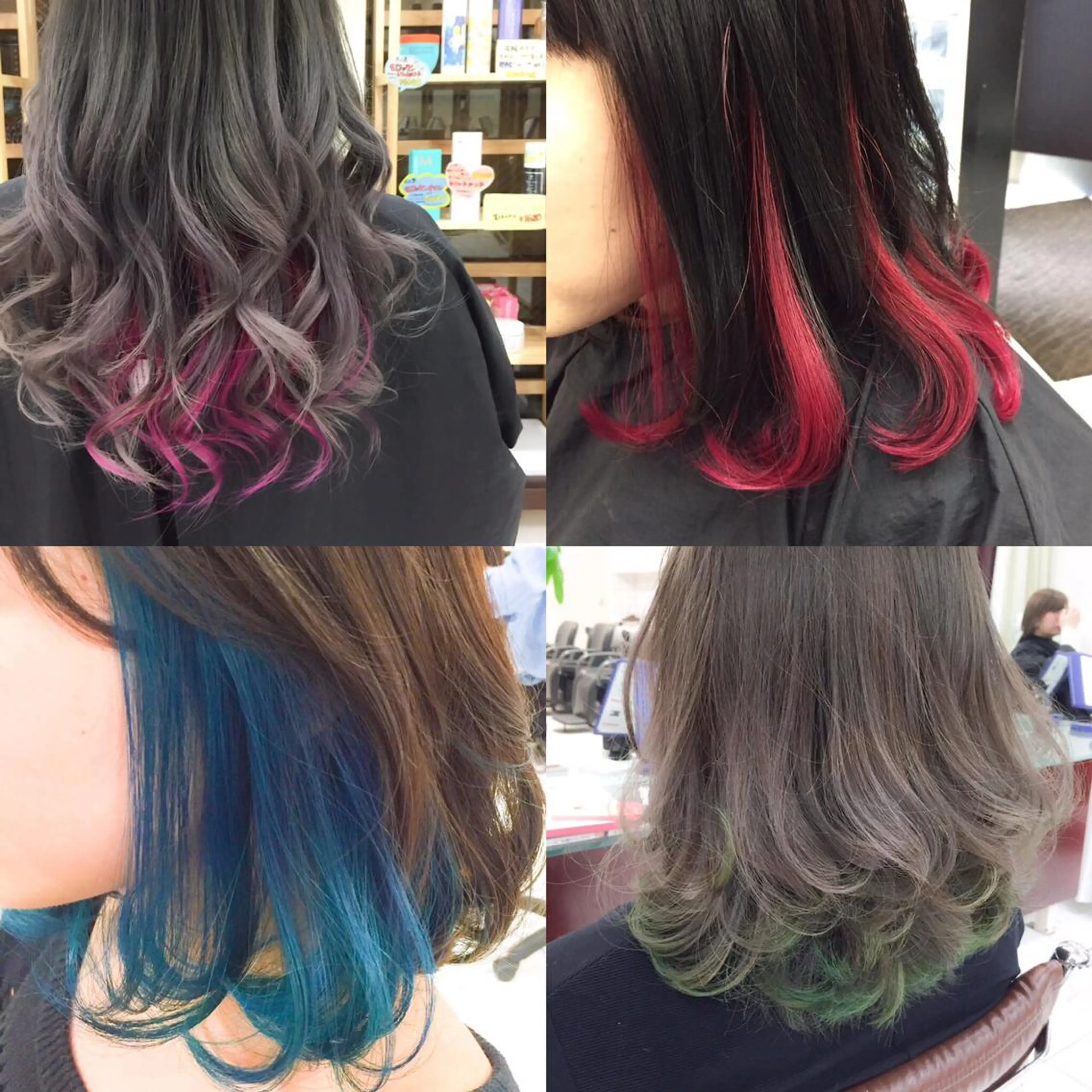 ショート カラー ヘアアレンジ モテ髪透明感❤️ デイズヘアカラーのヘアスタイル