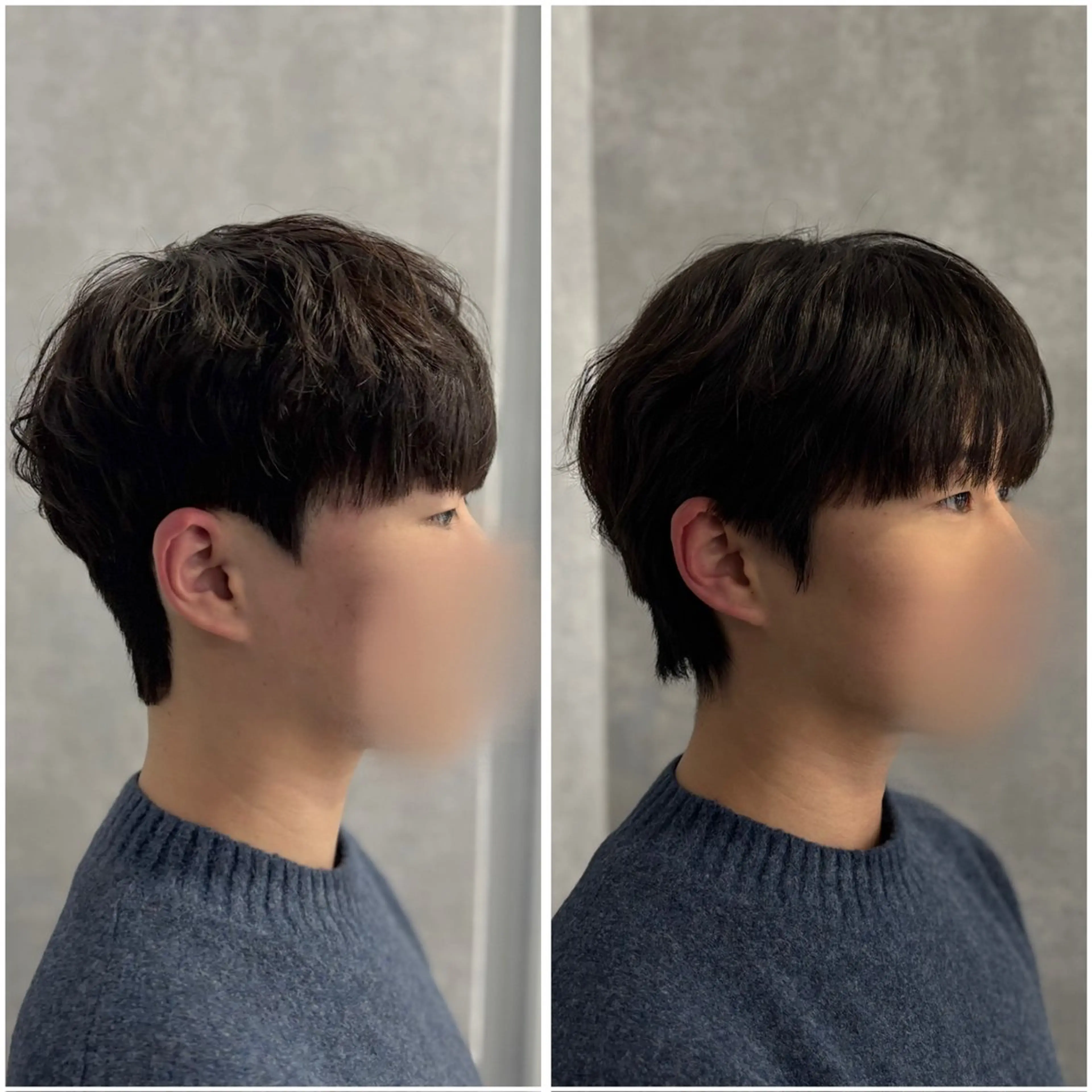 ショート パーマ メンズ カット パーマ 韓国メンズヘア/ ダウンパーマ/歩夢のヘアスタイル