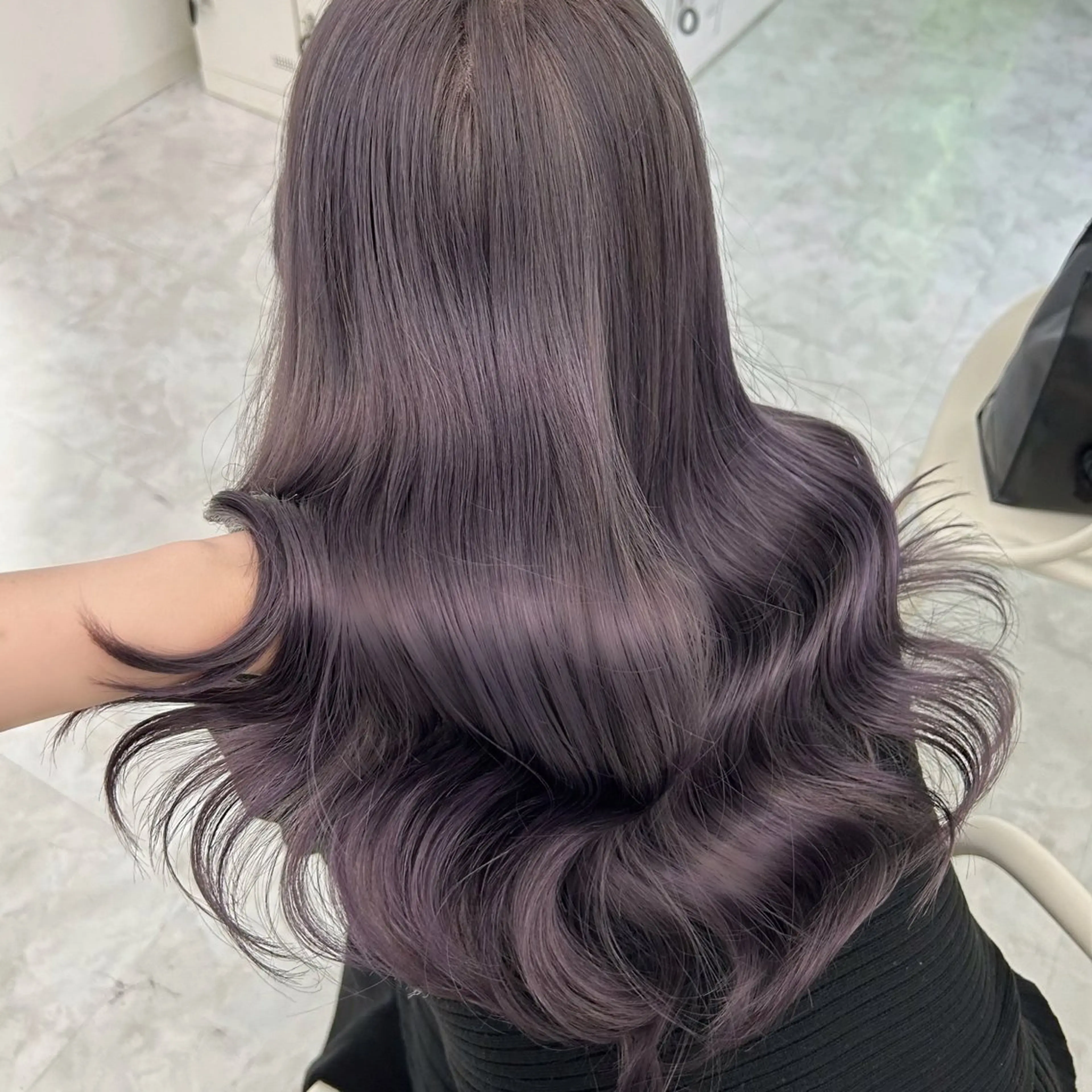 ロング 淡色ラベンダー♡ ニーナ🎀🦙のヘアスタイル