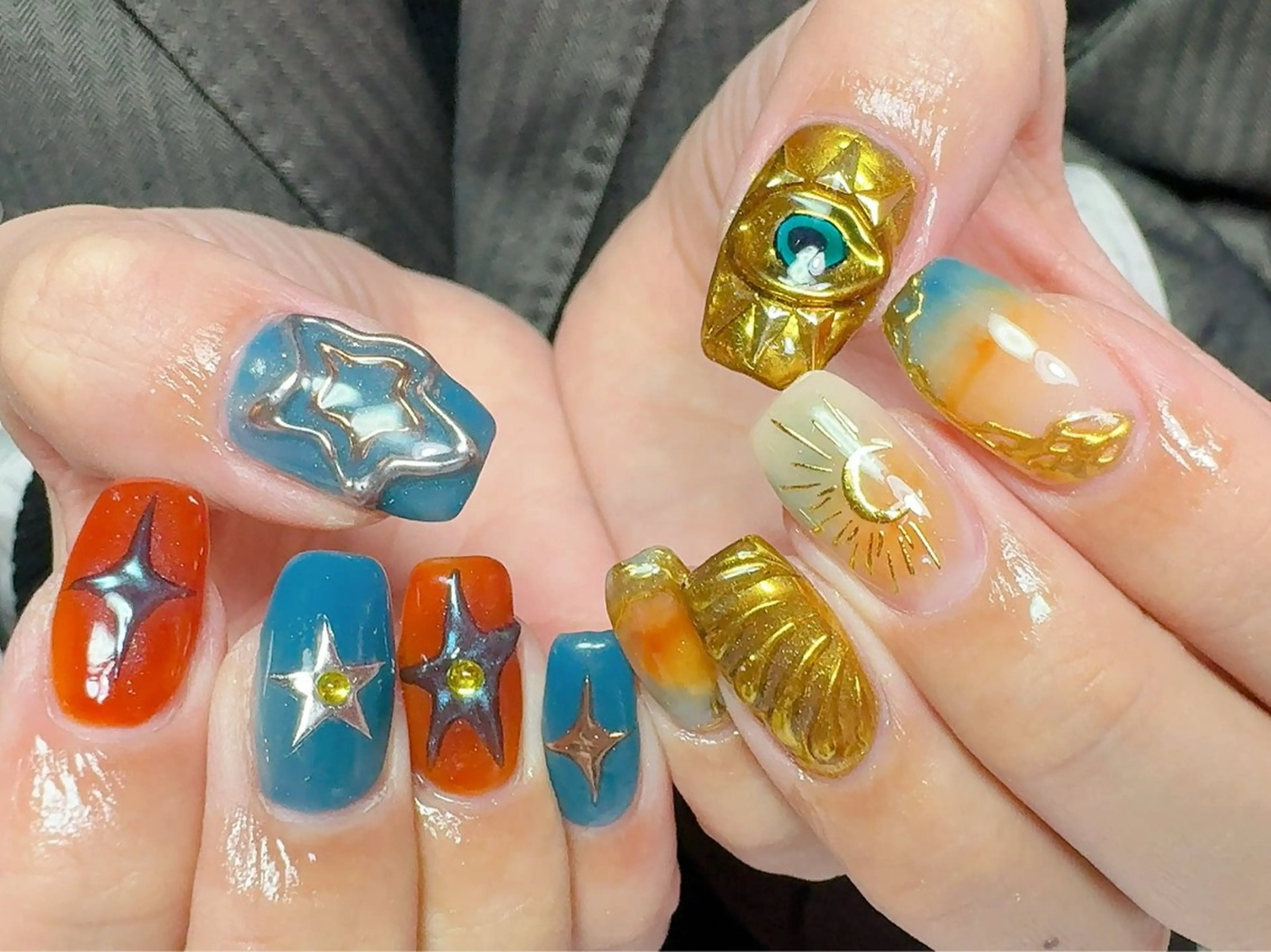 ネイル ハンドネイル Nail Atelier IamI所属・アイアムアイ 大村磨衣のネイルデザイン