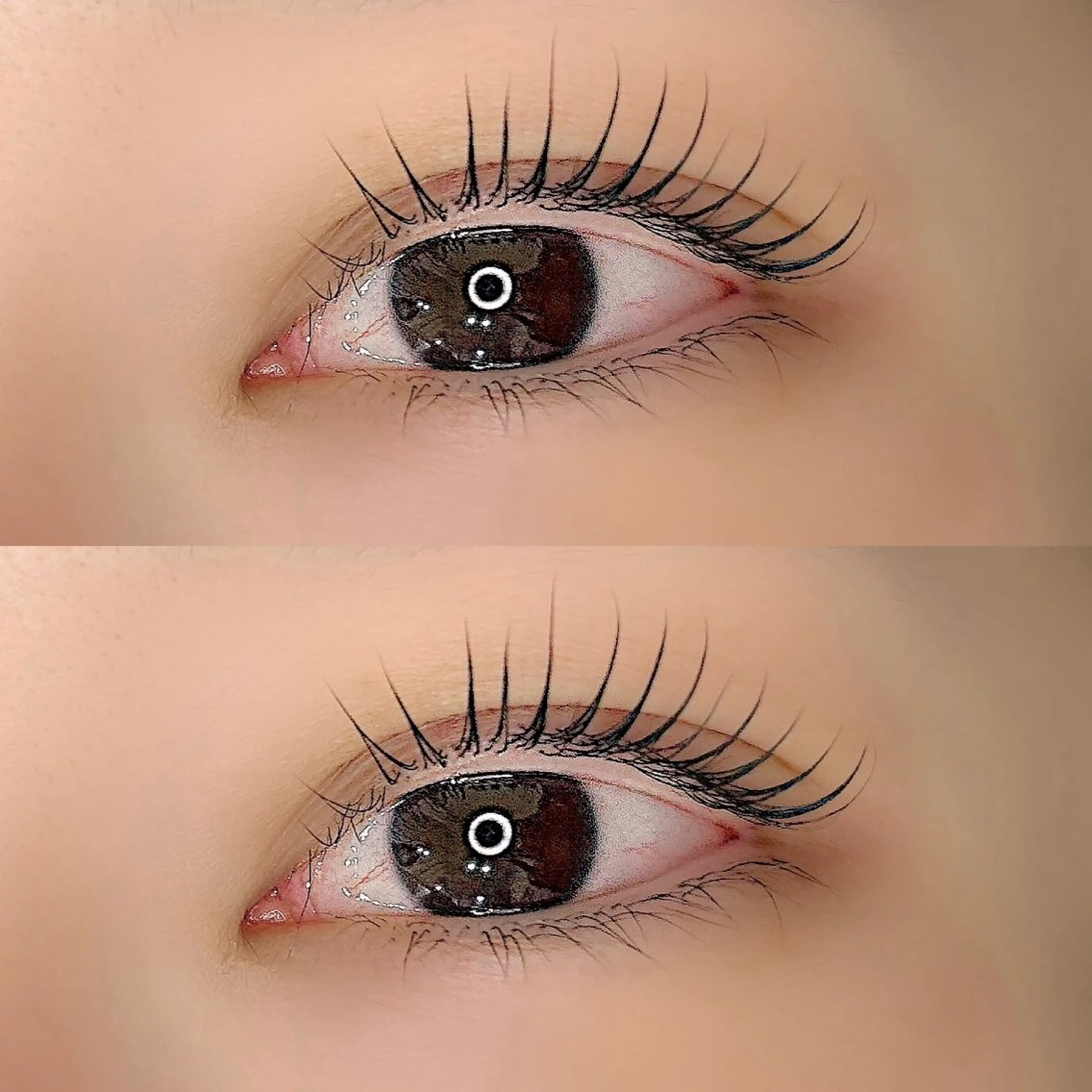 マツエク・マツパ 韓国風マツエク パリジェンヌラッシュリフト マツパ Akari🖤 韓国アイドルまつぱのマツエク・マツパデザイン