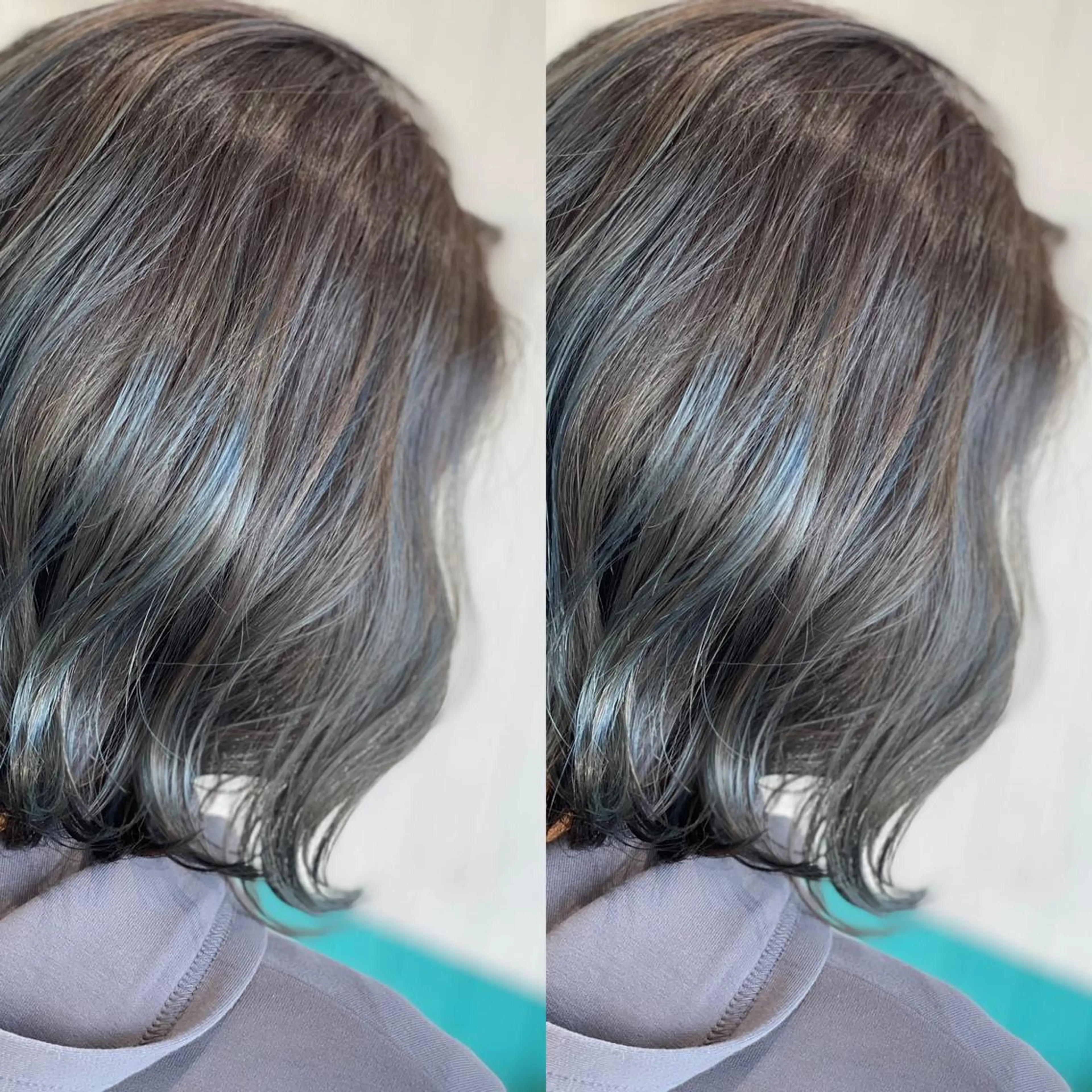 ミディアム カラー ヘアカラー トリートメント Snaly カラー特化ページのヘアスタイル