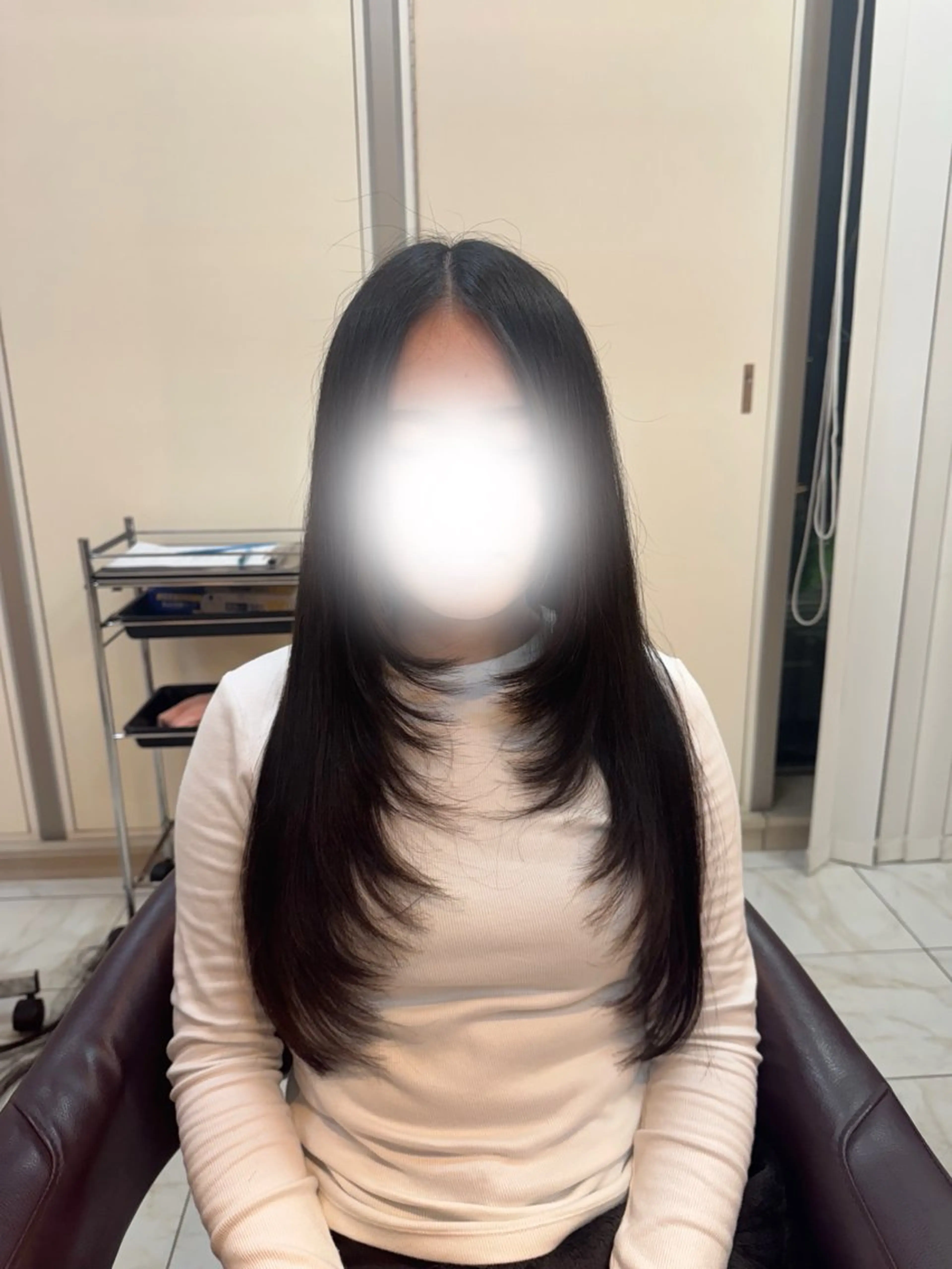 ロング 皆川 優奈のヘアスタイル