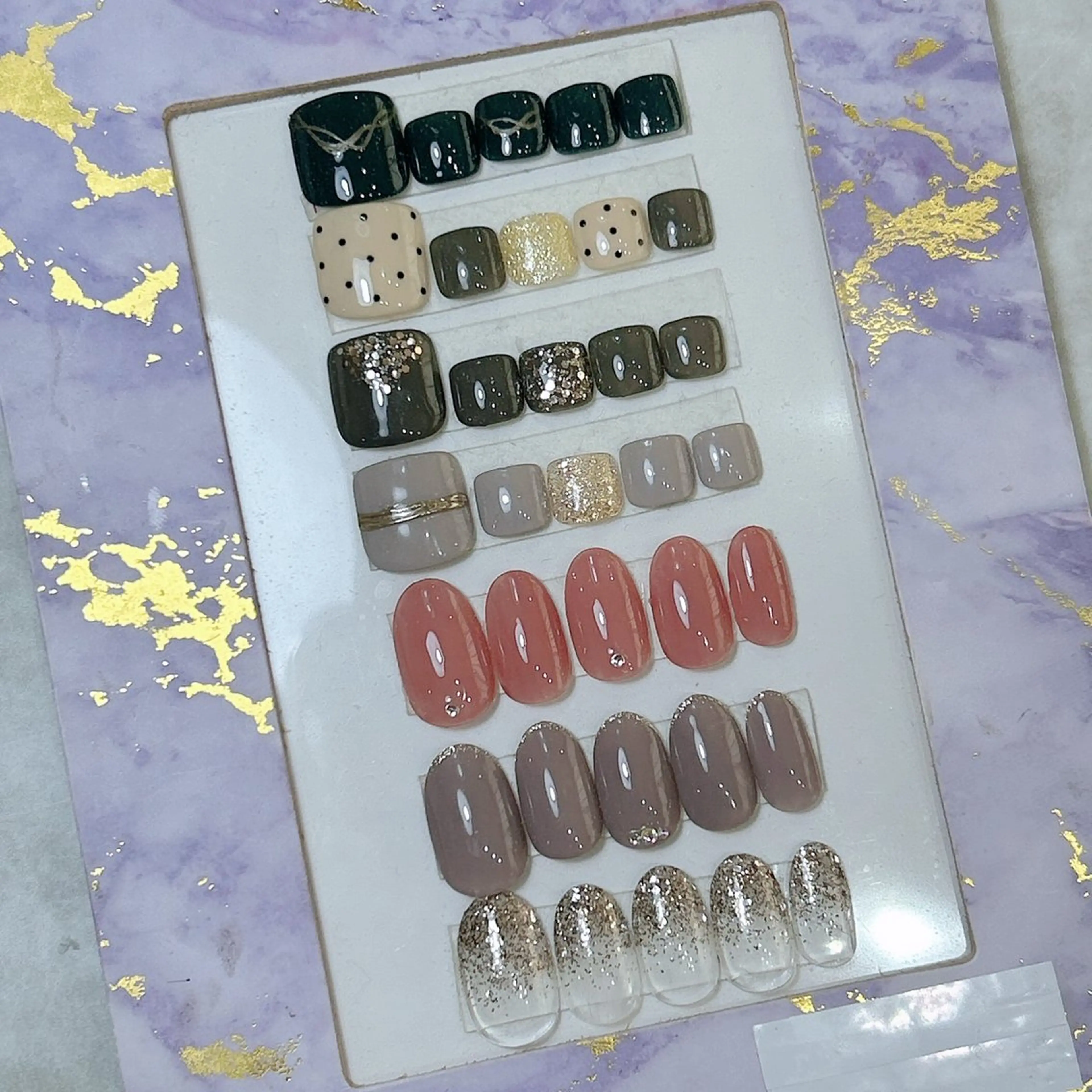 【Jr.ネイリスト担当】フットシンプルデザイン¥3,800の写真