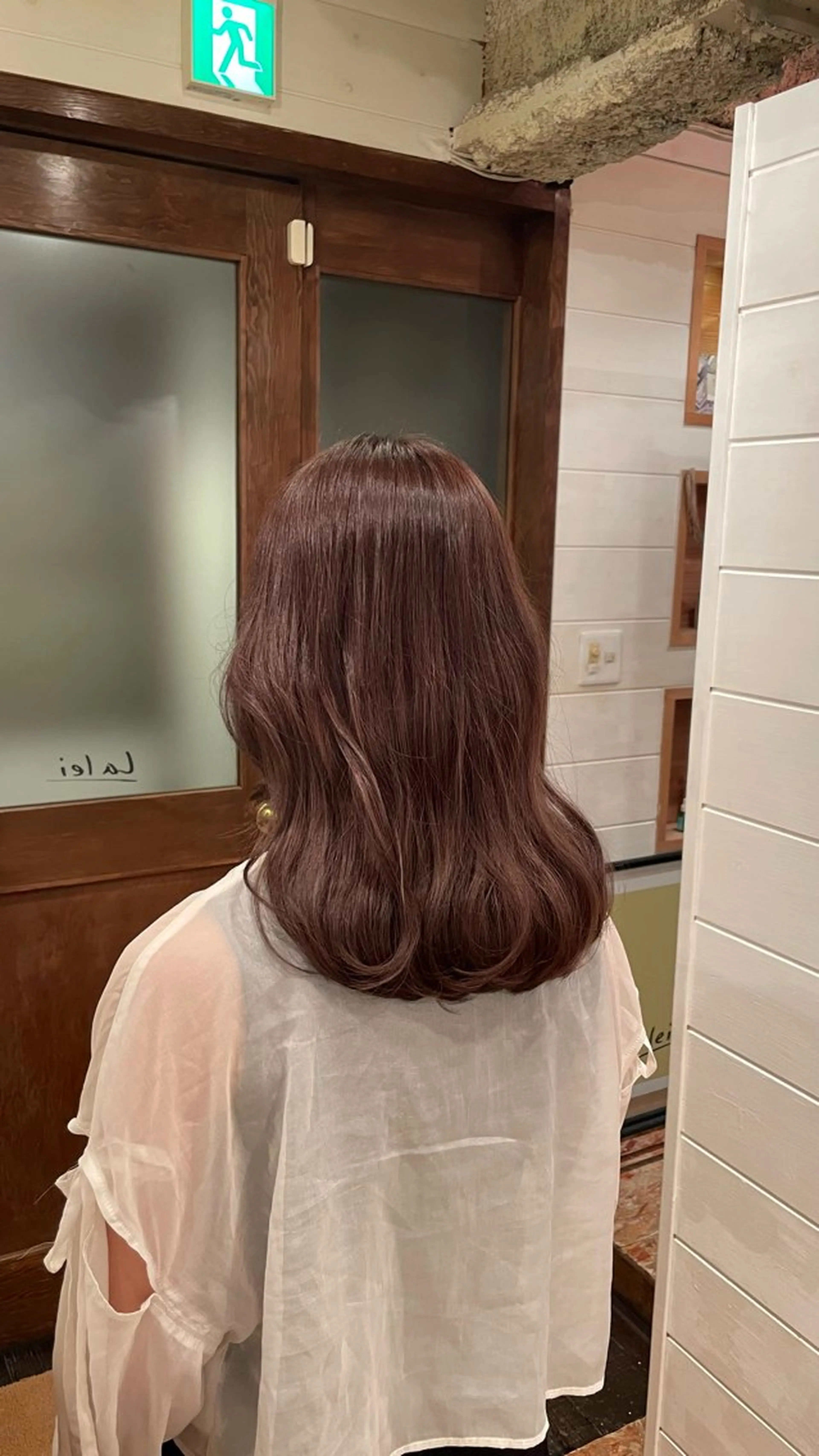 ミディアム ボブ/縮毛矯正/レイ ヤー♡Natsukiのヘアスタイル