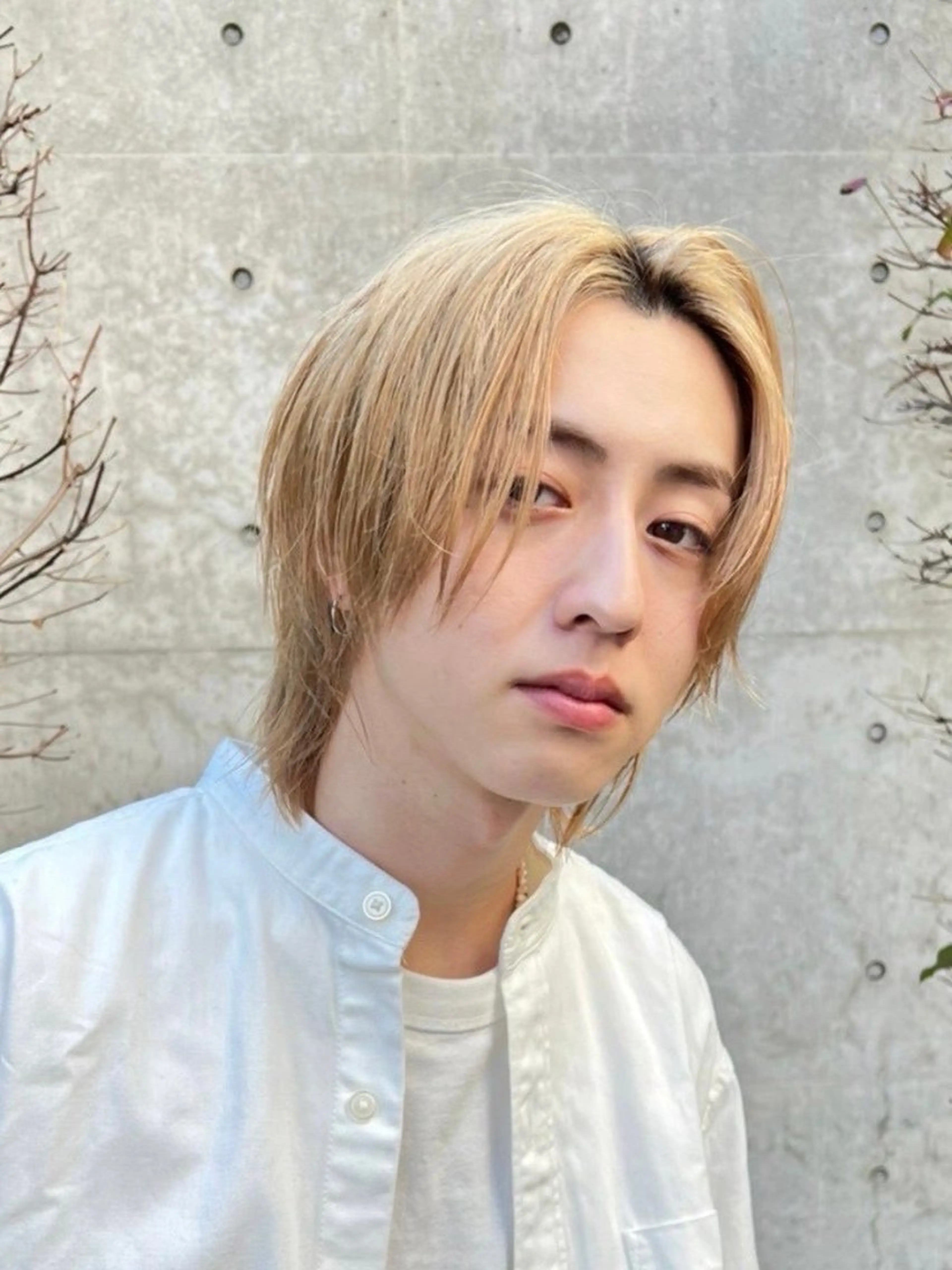 メンズ カット ヘアカラー トリートメント モテ艶🪄ベージュ カラー🧸RUKAのヘアスタイル