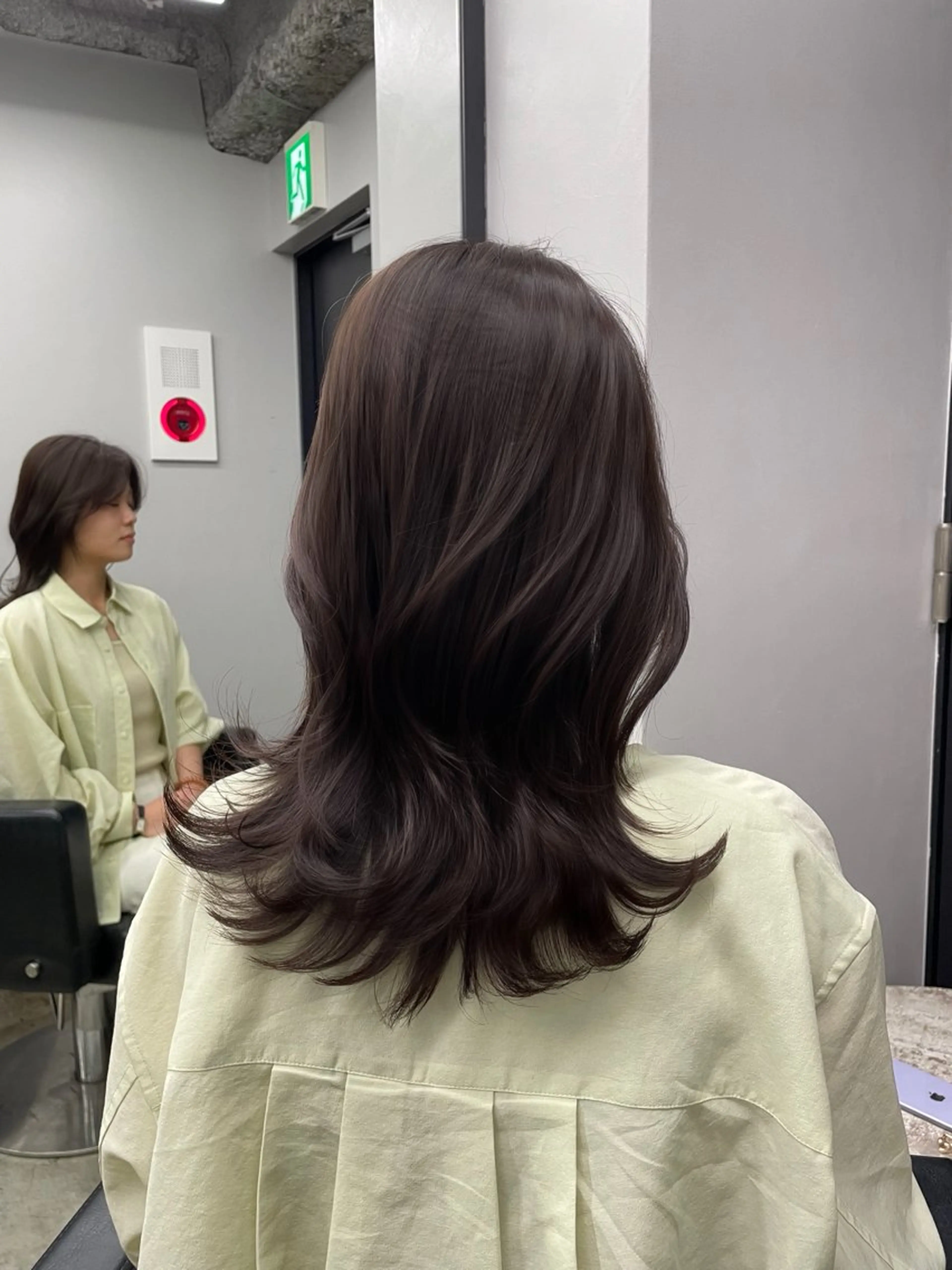 ロング カラー 新宿/韓国ヘア/ 髪質改善ストレートのヘアスタイル