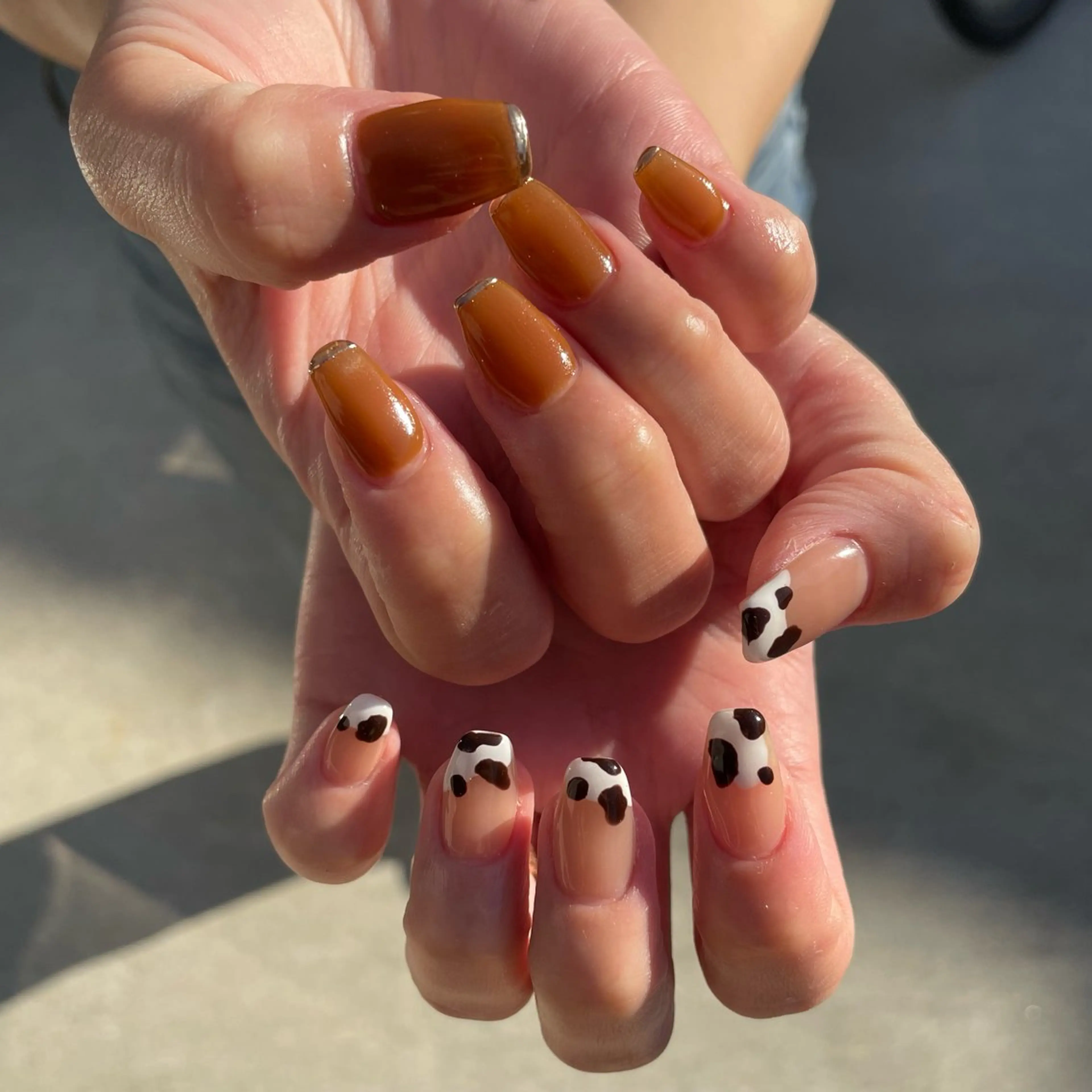 ネイル ハンドネイル Sea  nail by emaのネイルデザイン