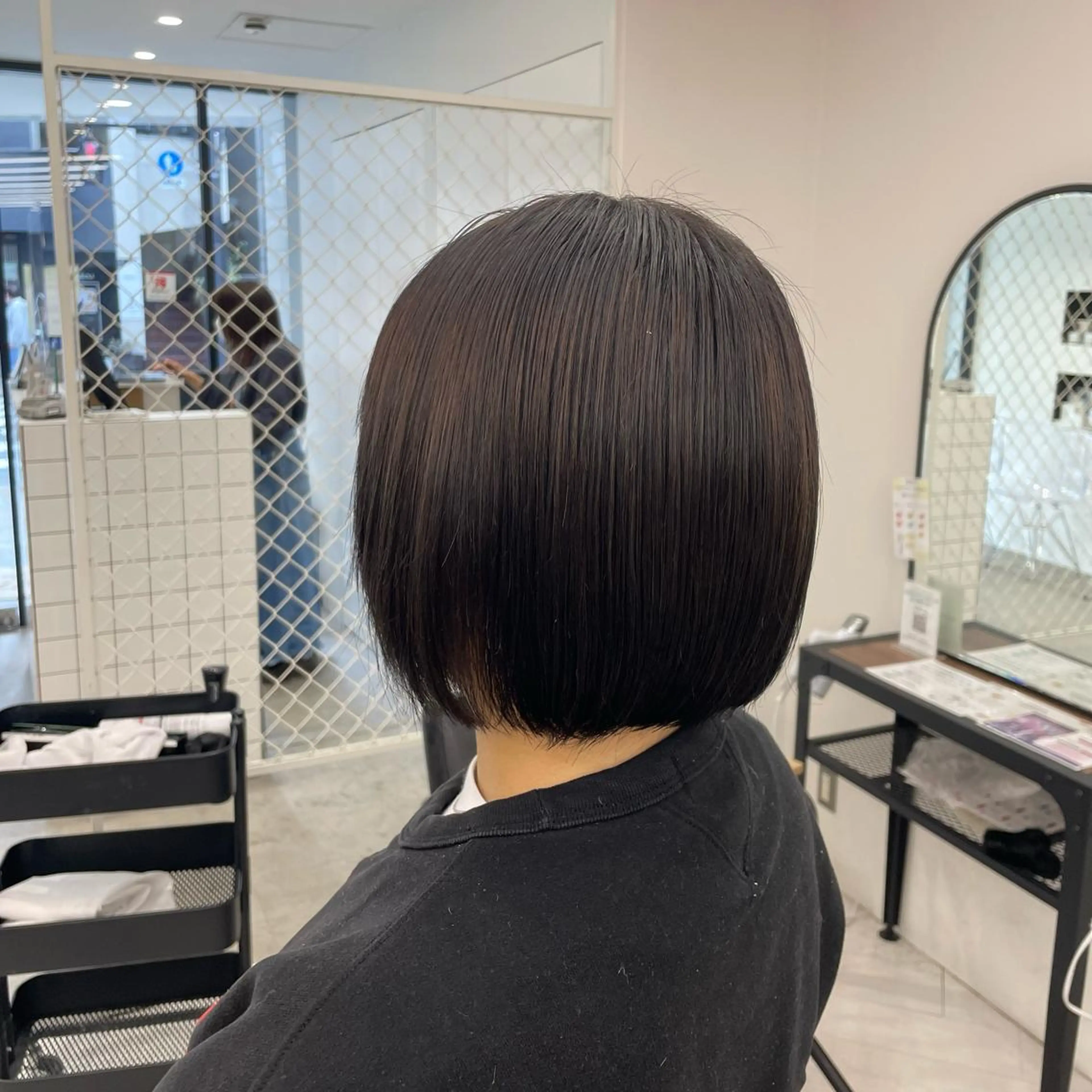ミディアム カラー パーマ ヘアアレンジ メンズ キッズ ネイル マツエク・マツパ アイブロウ ブラウンカラー ナチュラルブラウン カラーマツエク ナチュラル ブラウン mona/ ストレートスタイル✨のヘアスタイル