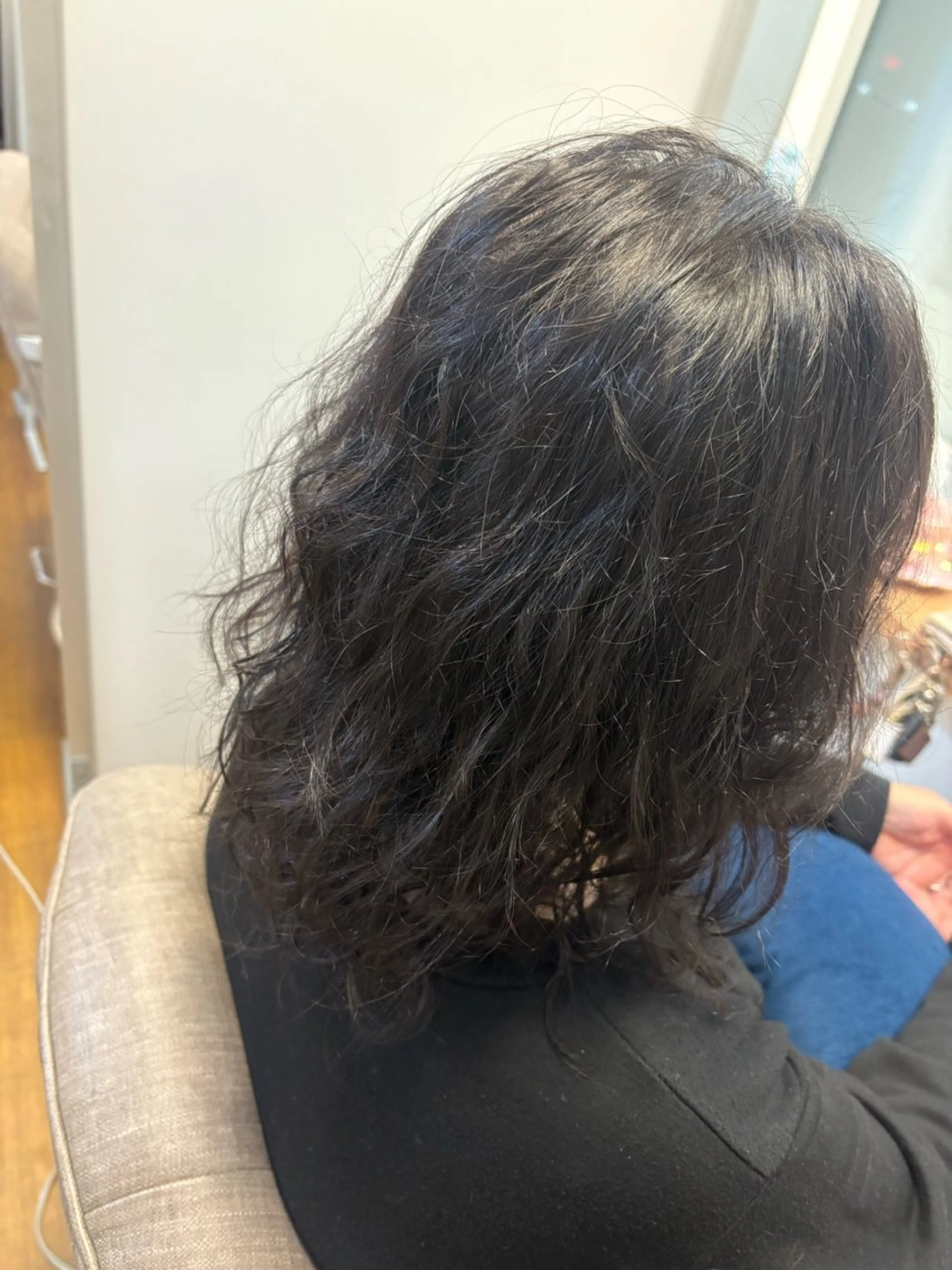 ミディアム パーマ カット パーマ 宮越 えこのヘアスタイル