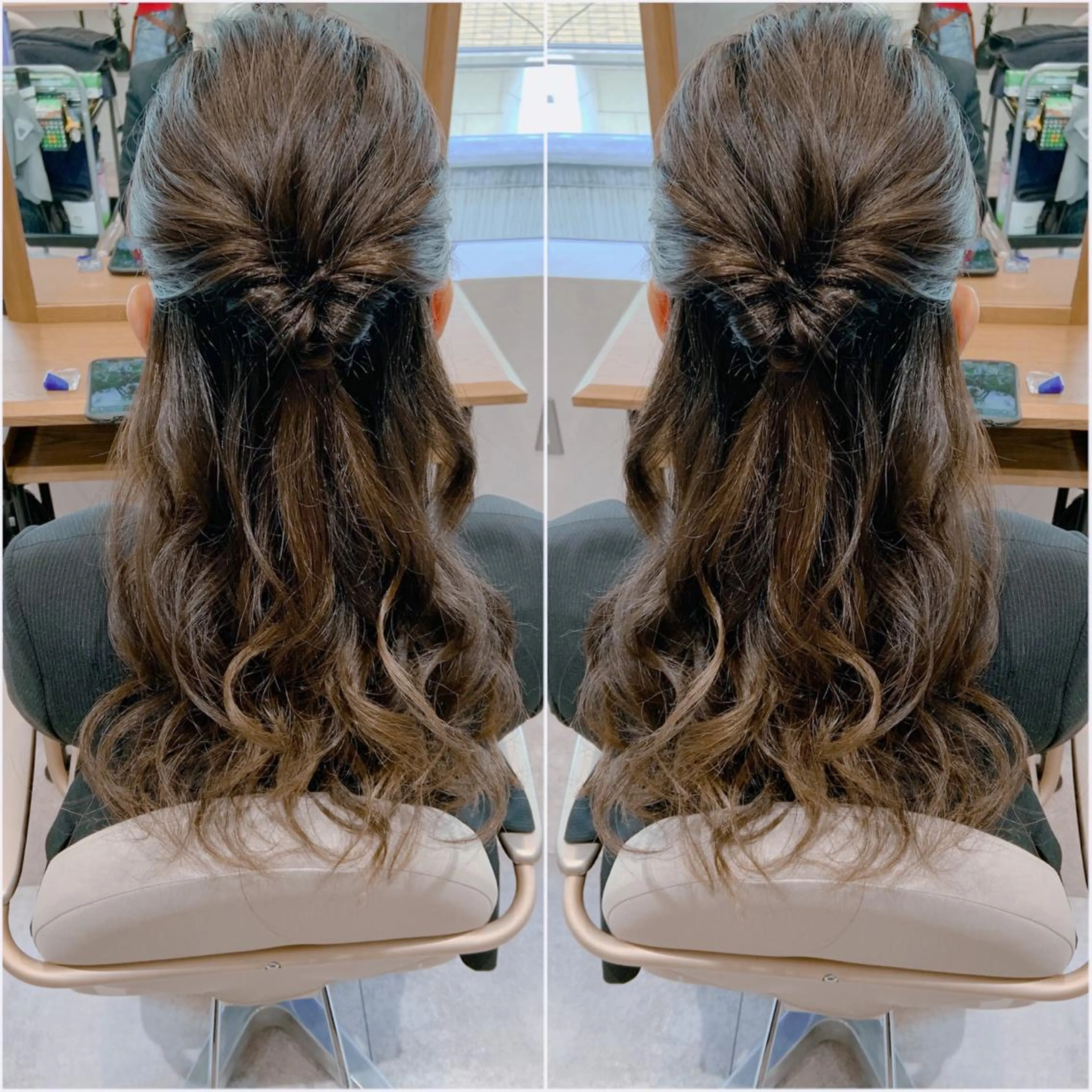 ロング ヘアアレンジ キッズ ハーフアップ ヘアセット rita atelier 【リタ】所属・韓国hair🦋 Nanaのヘアスタイル