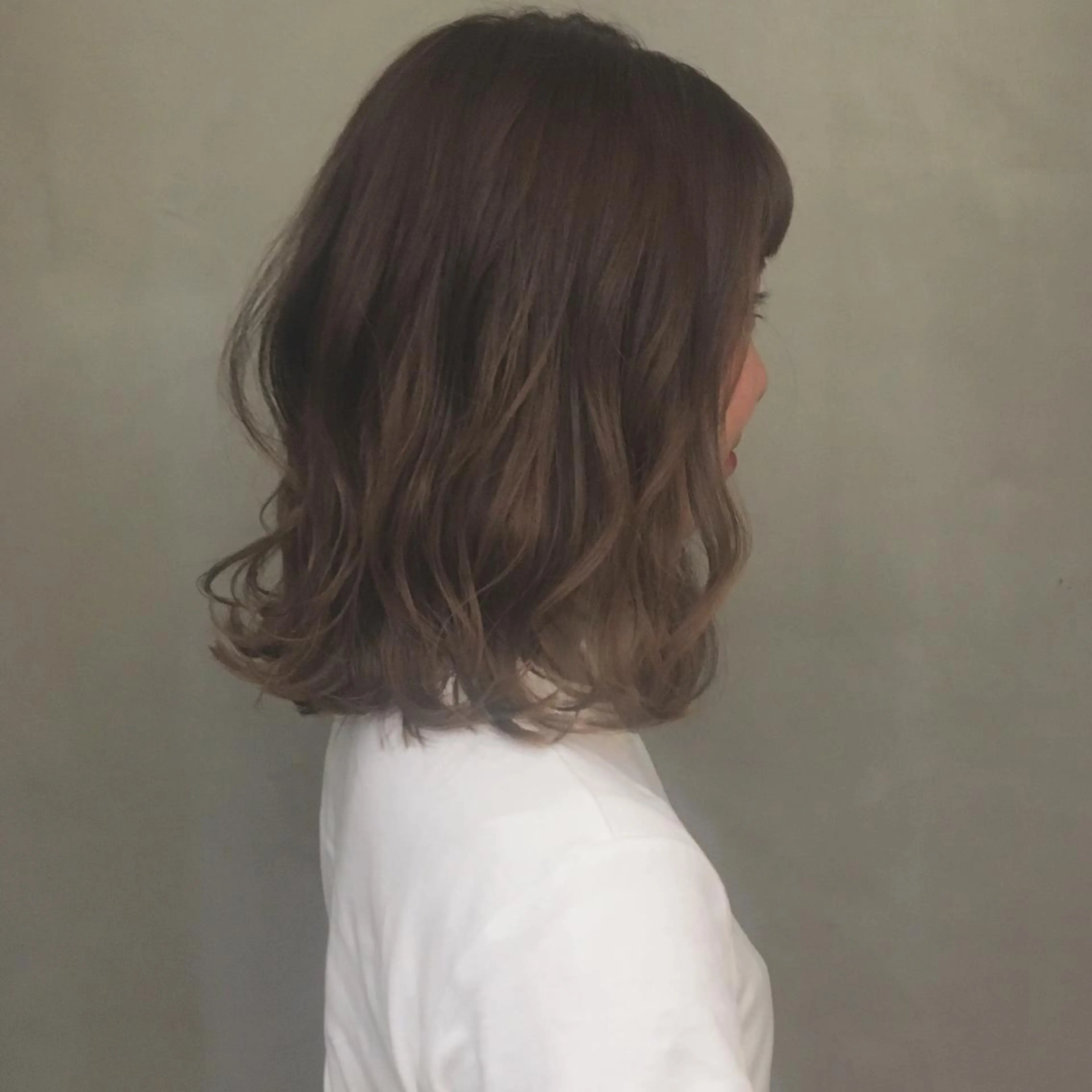 ミディアム ♡韓国ヘア・ 透明感カラー♡RANのヘアスタイル