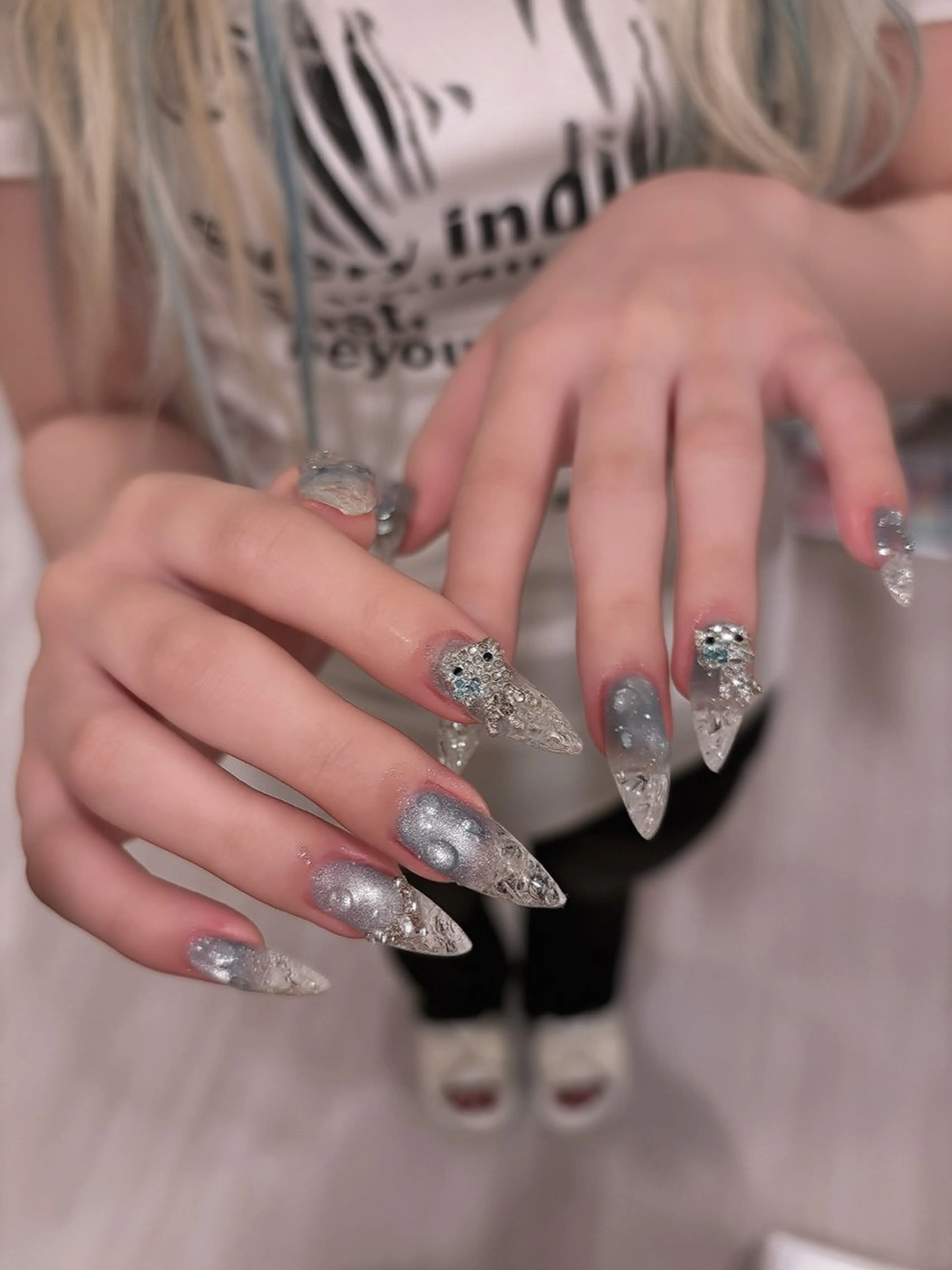 ネイル ハンドネイル 名古屋ワンホンネイル 沙理亜のネイルデザイン