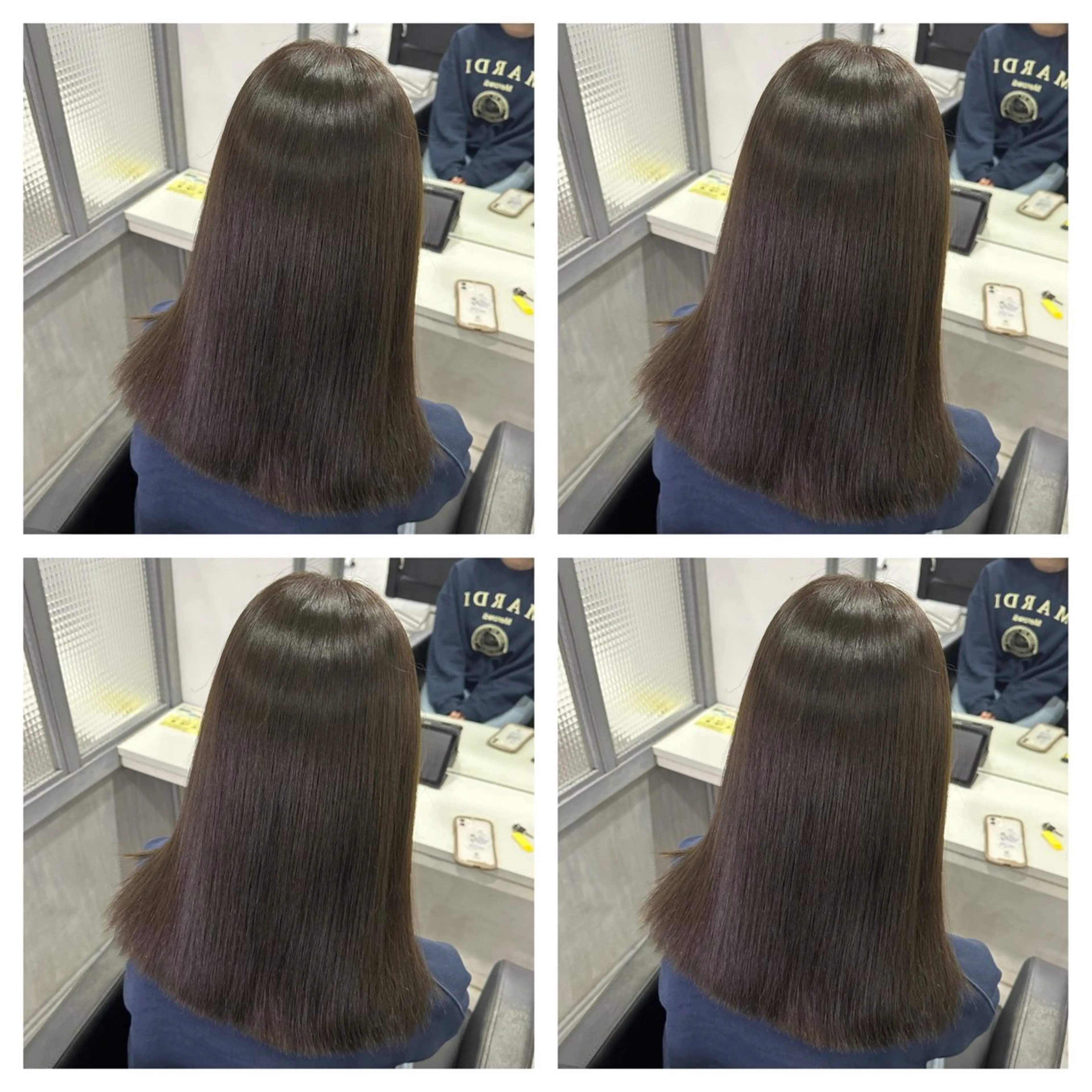 セミロング カラー ヘアアレンジ 🎀推し活ヘアー🎀 Yuuna🐰💖のヘアスタイル