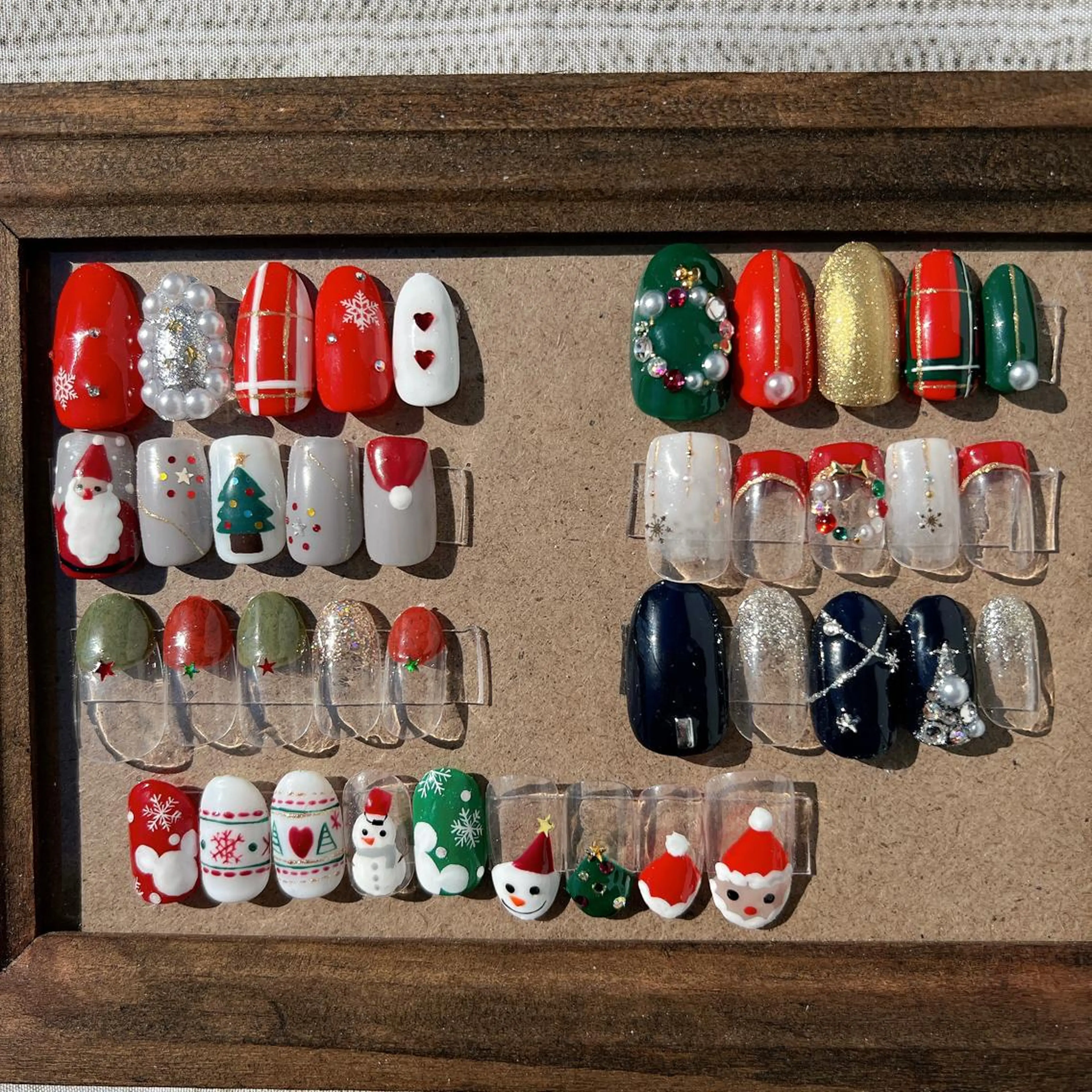 ネイル 冬ネイル クリスマス Minion所属・北浦和minion YUKIのマツエク・マツパデザイン