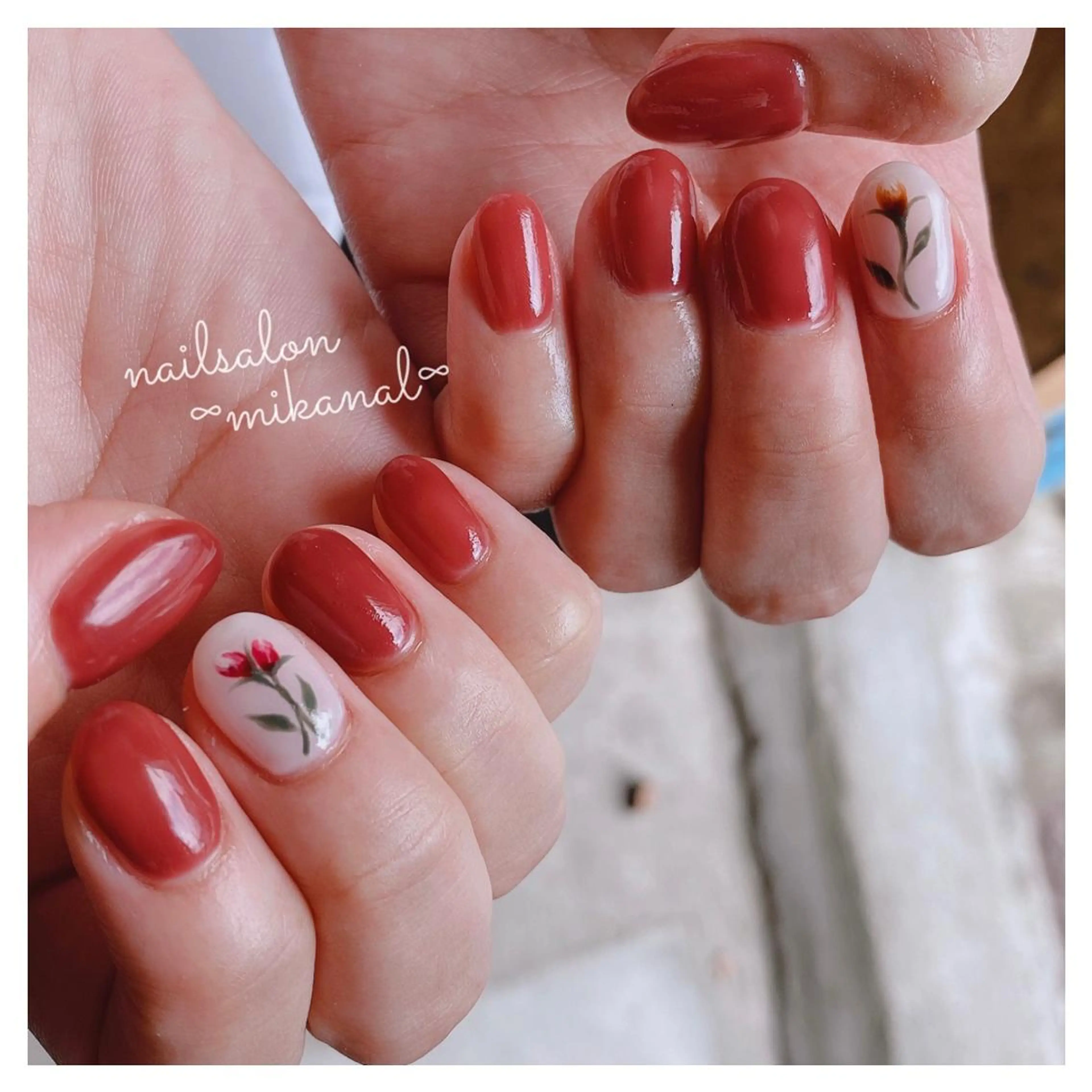 ネイル ハンドネイル フットネイル nail salon  ∞ mikanal ∞所属・nailsalon ∞ ﾐｶﾅﾙ ∞のネイルデザイン