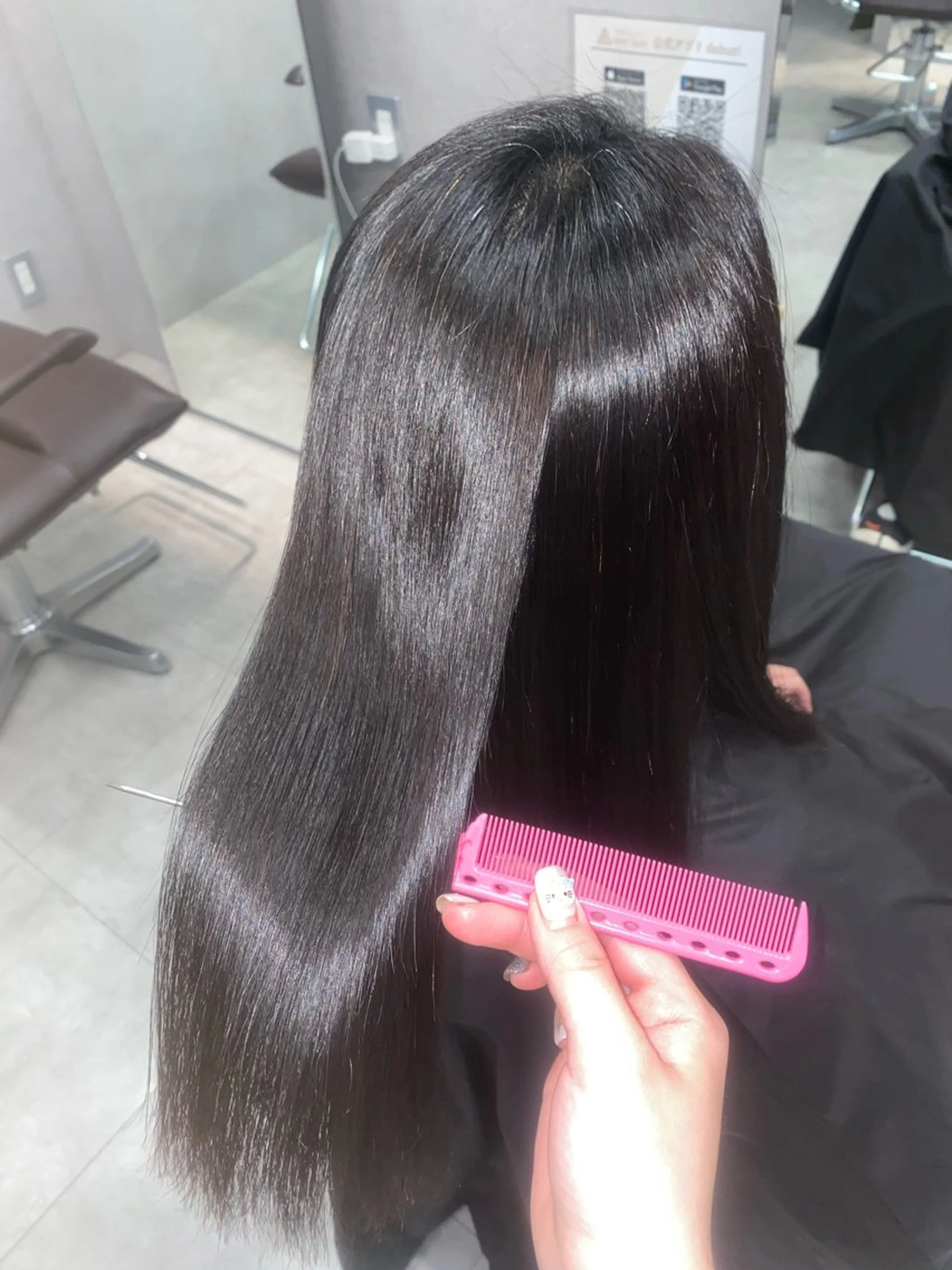 💘小顔カット➕髪質改善縮毛矯正➕TOKIO トリートメント🫧の写真