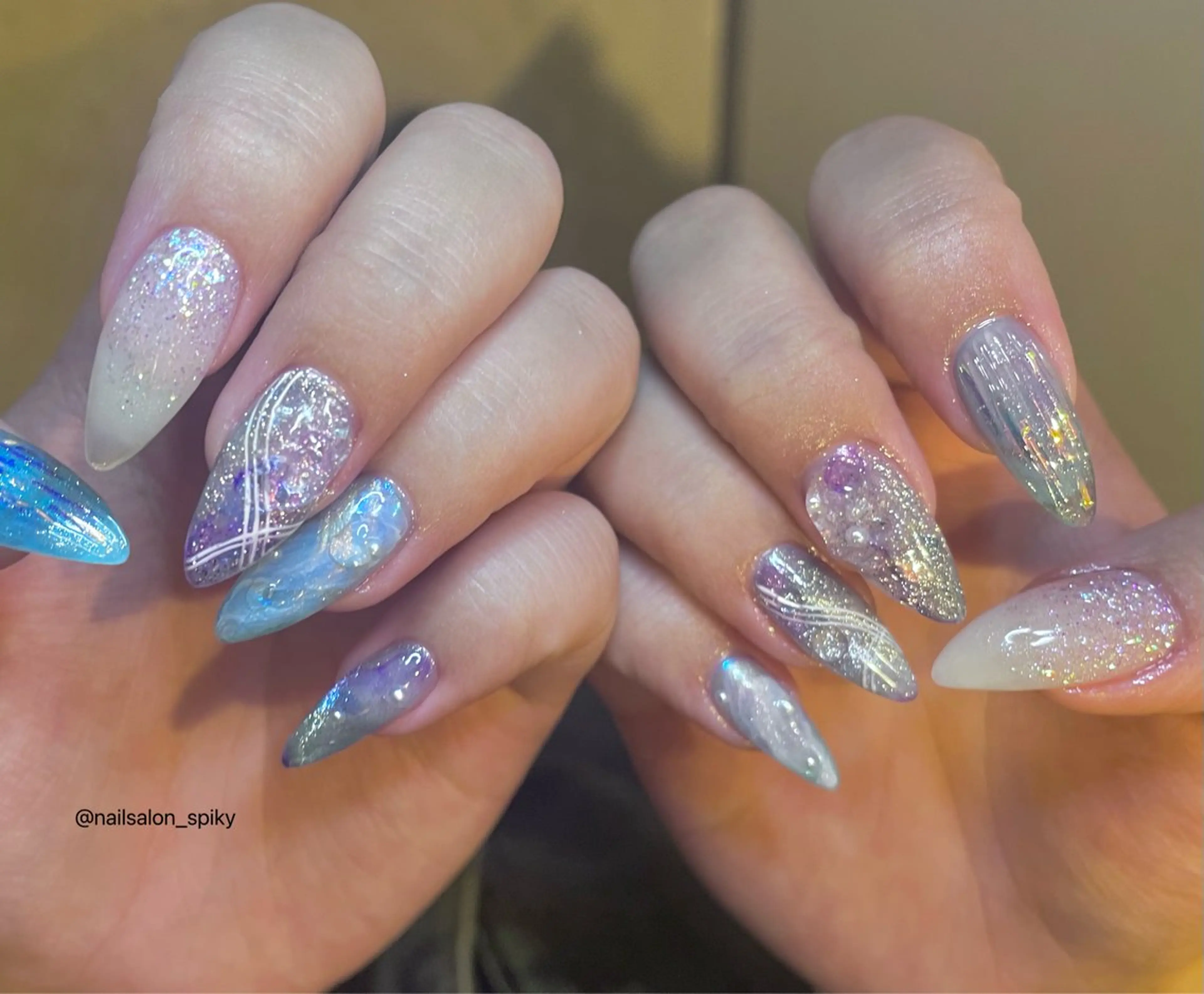 ネイル Spiky とうげ ふうかのネイルデザイン