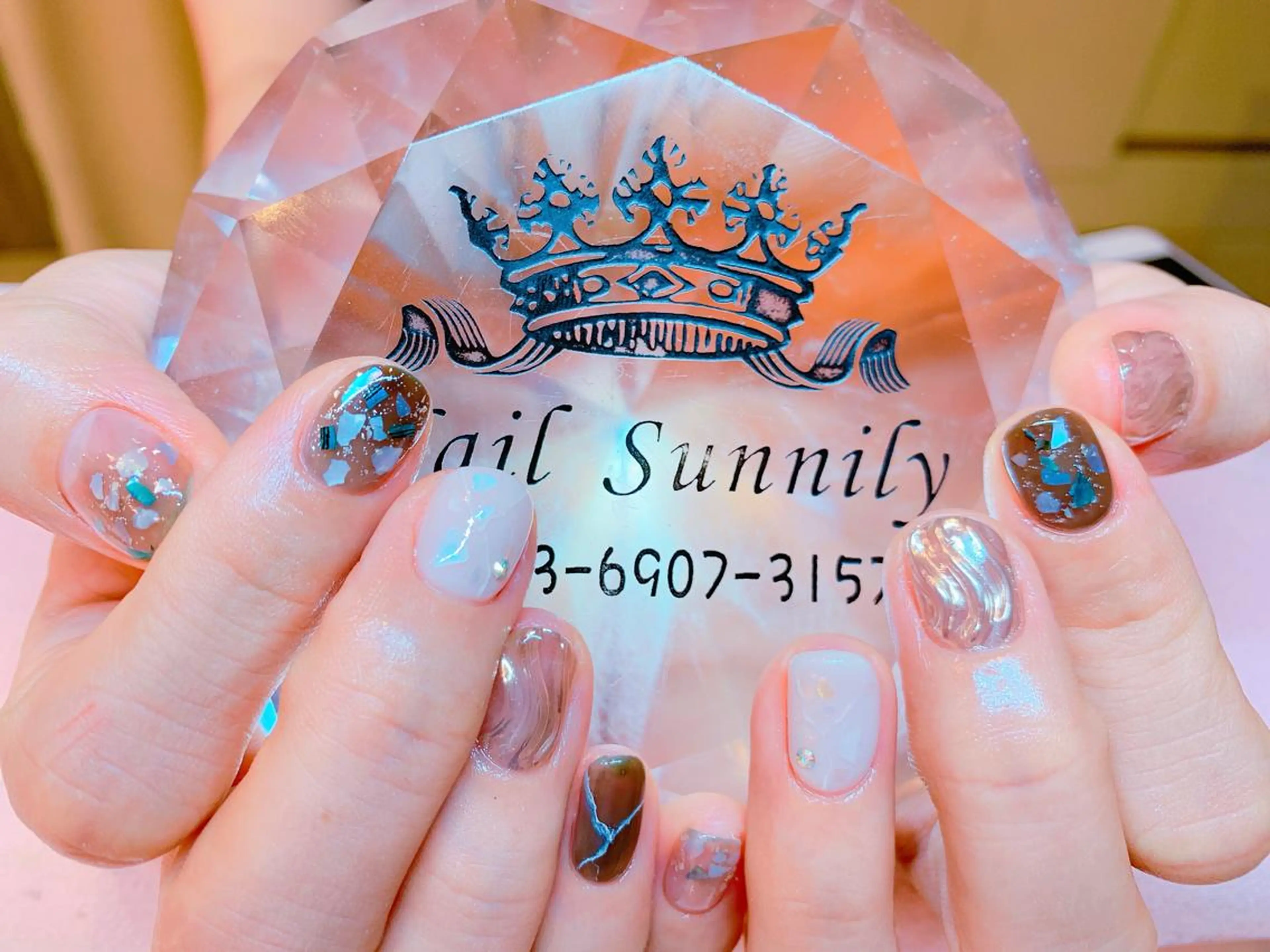 ネイル 長さだし専門店 M2　rikaのネイルデザイン