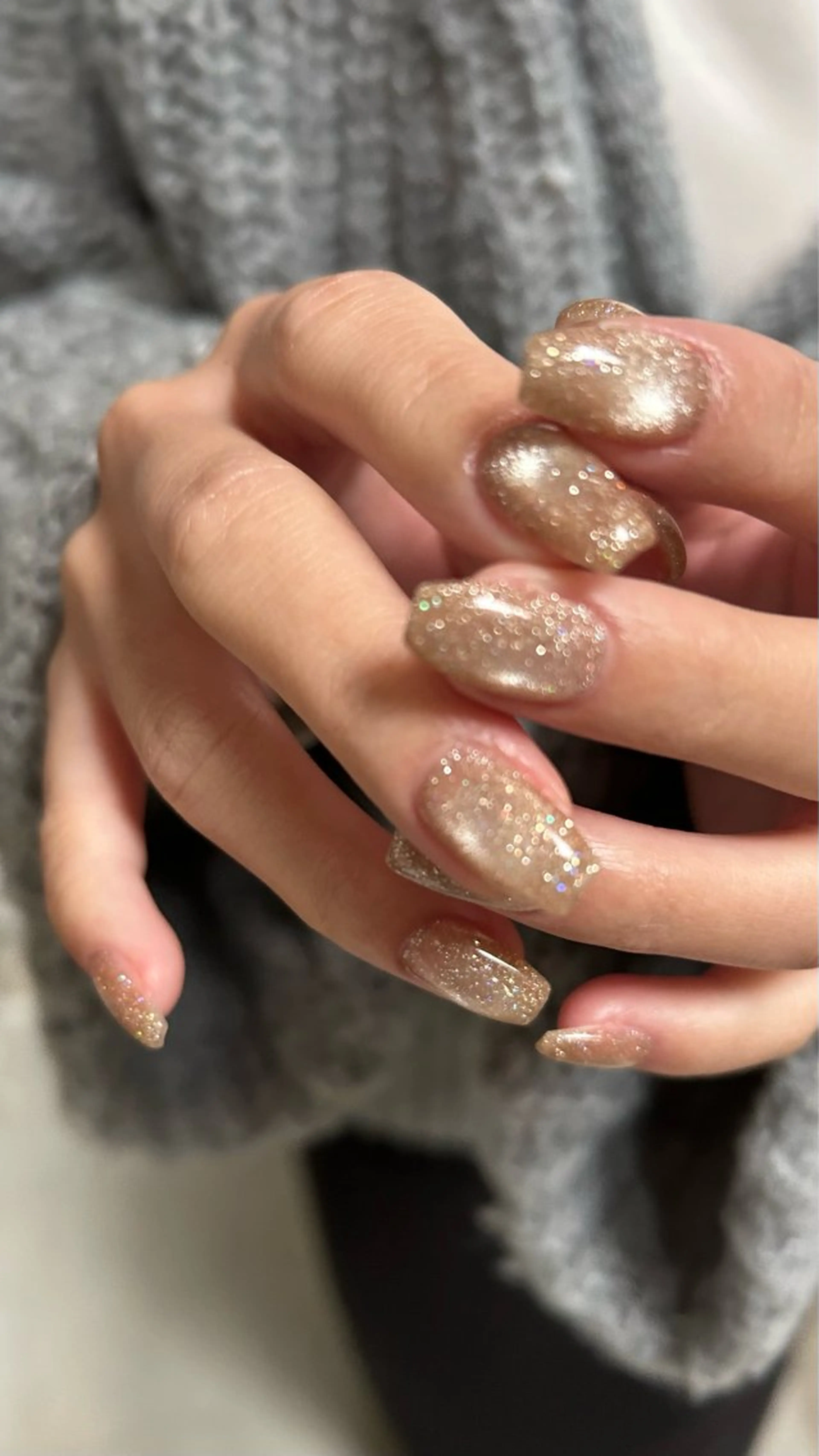 【当日予約限定🌼】マグネットorフラッシュネイル🌟の写真