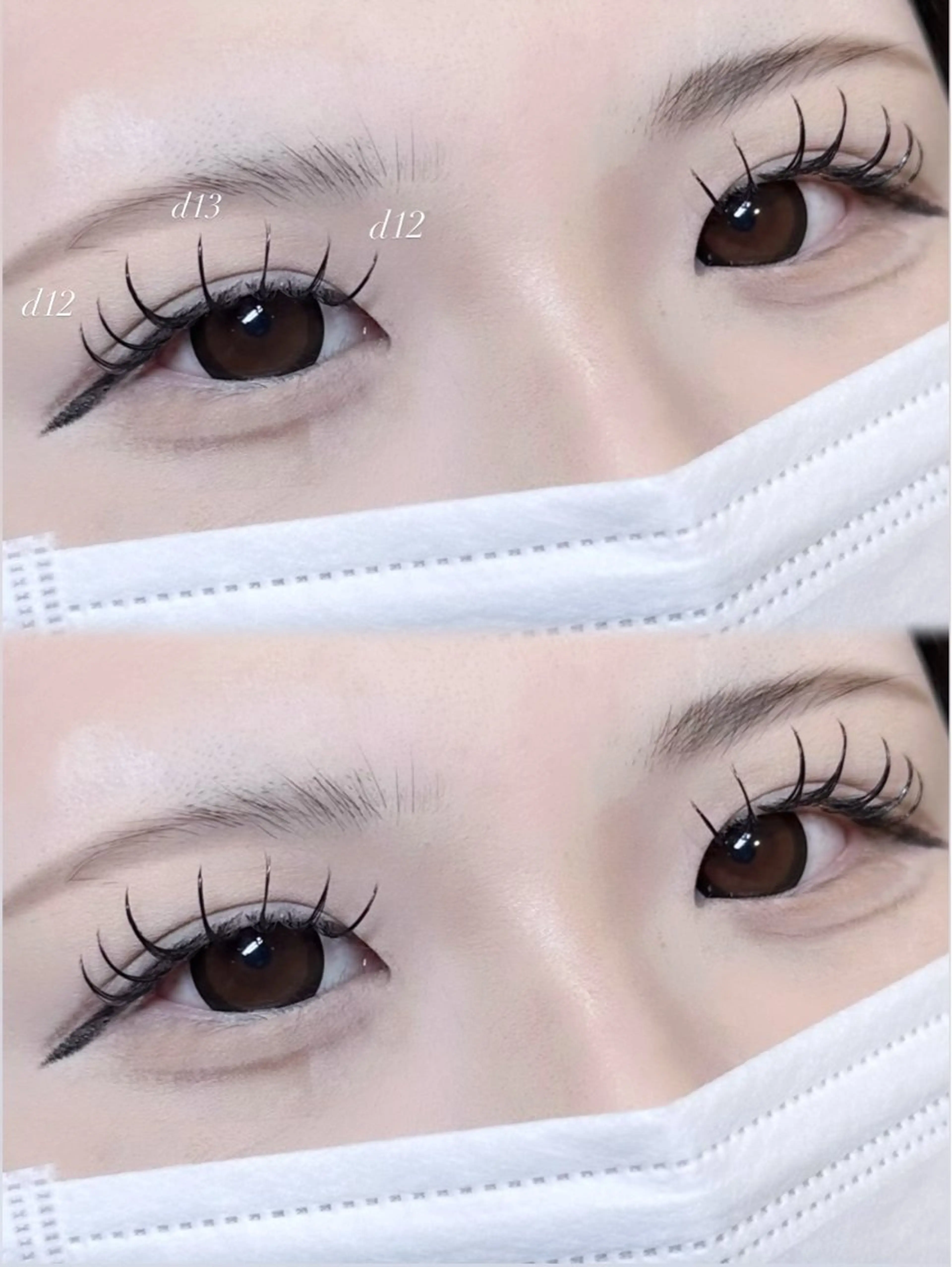 🎀当日限定 上エクステ160本【flat lash】(コーティング付)の写真