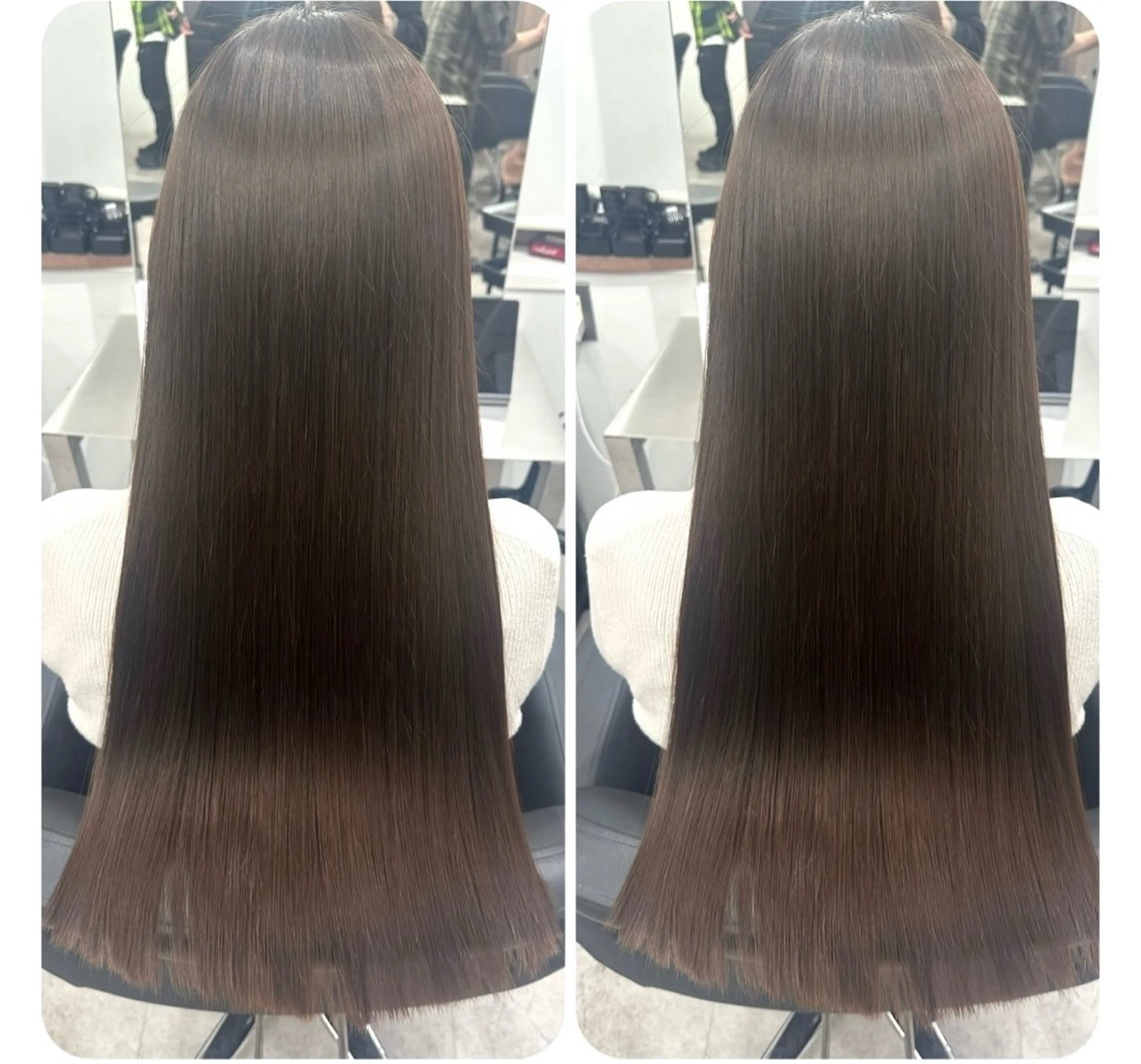 ロング カット 縮毛矯正 トリートメント 猿渡 竜司｜透明感 カラー×レイヤーのヘアスタイル