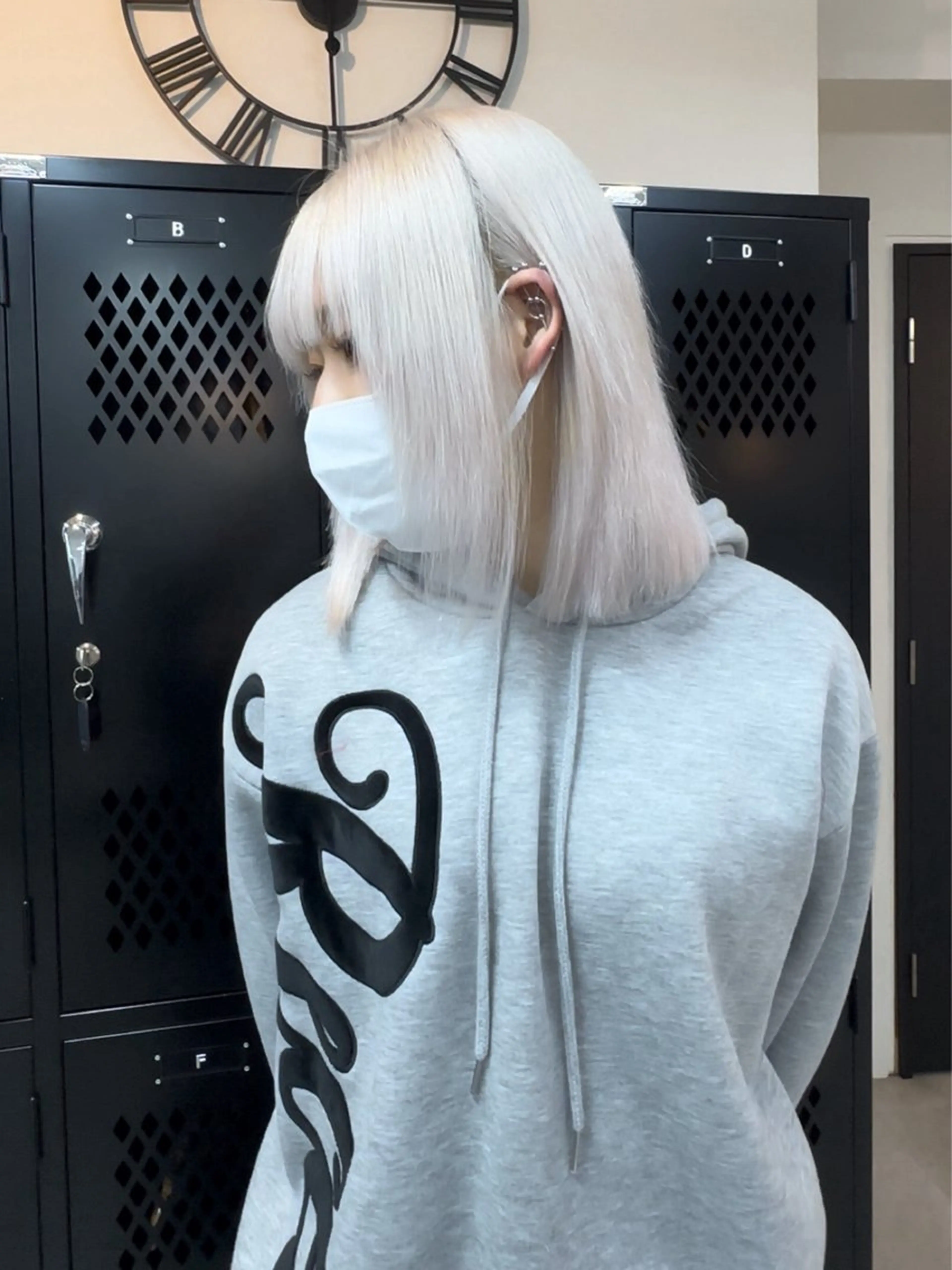 ミディアム カラー ヘアカラー 柏井 陽菜のヘアスタイル