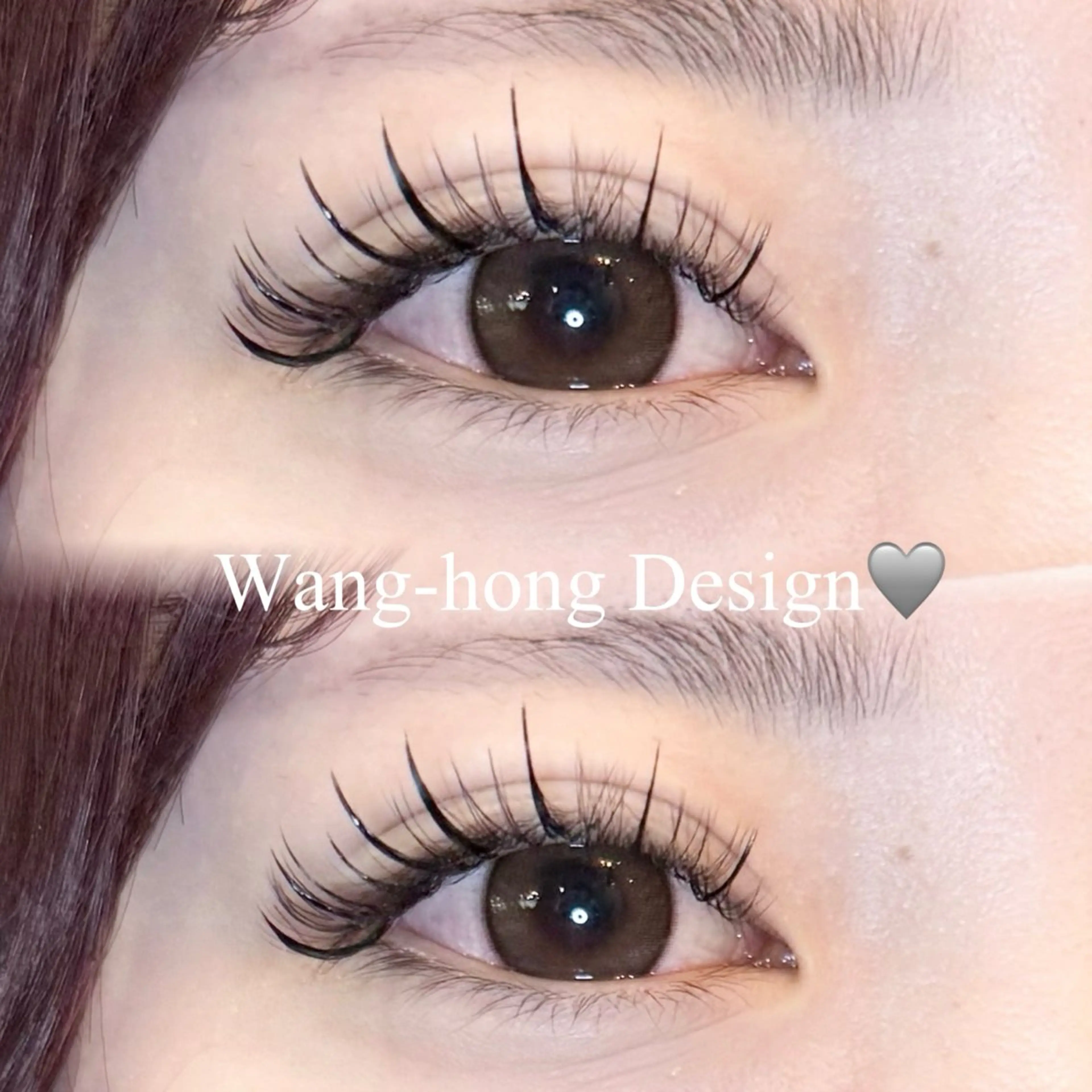 🩶ワンホンデザインエクステ400​〜​450本🩶の写真