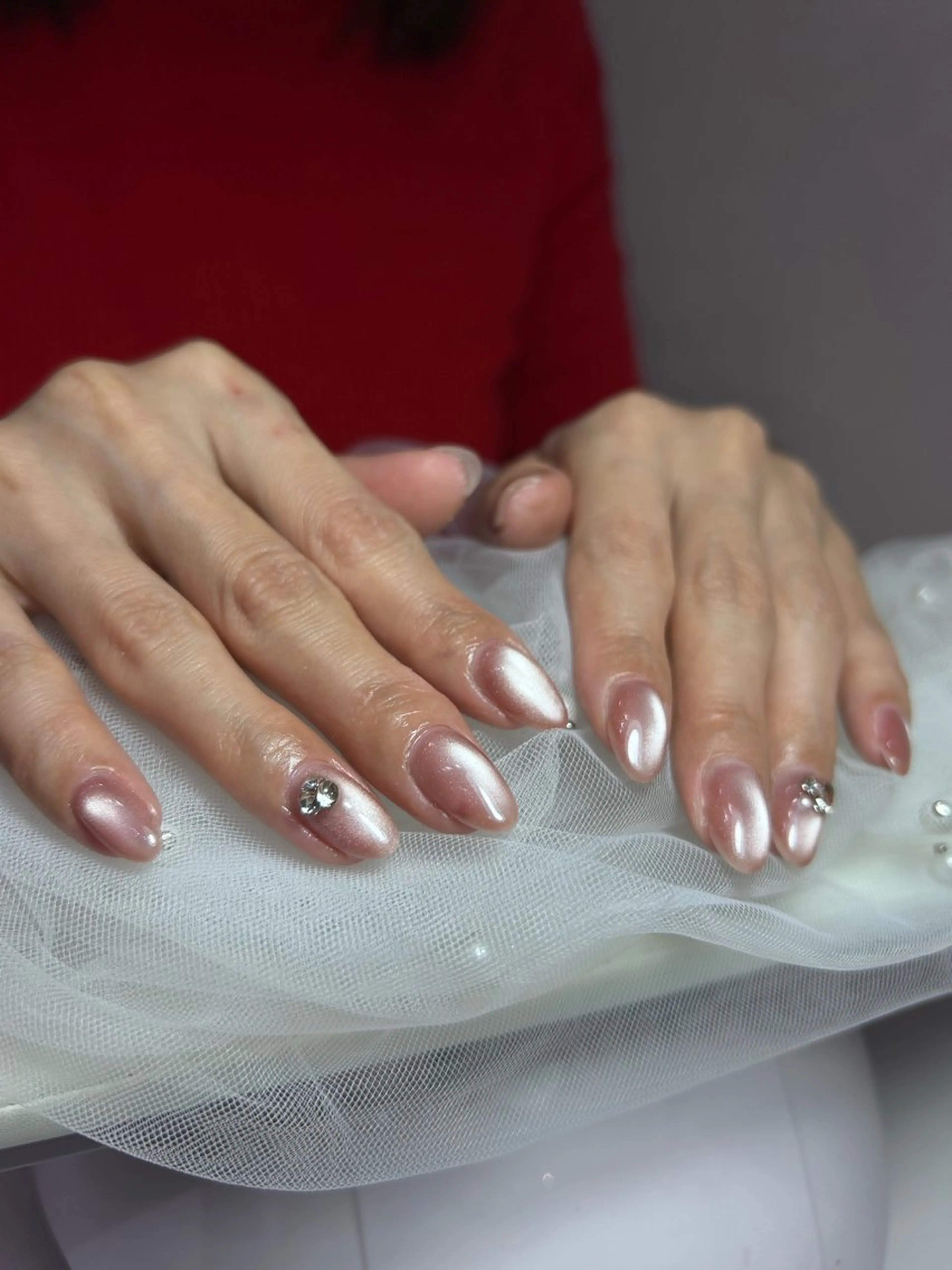 ネイル マグネットネイル ストーンネイル Raby 浅草店所属・raby KESAMIのネイルデザイン