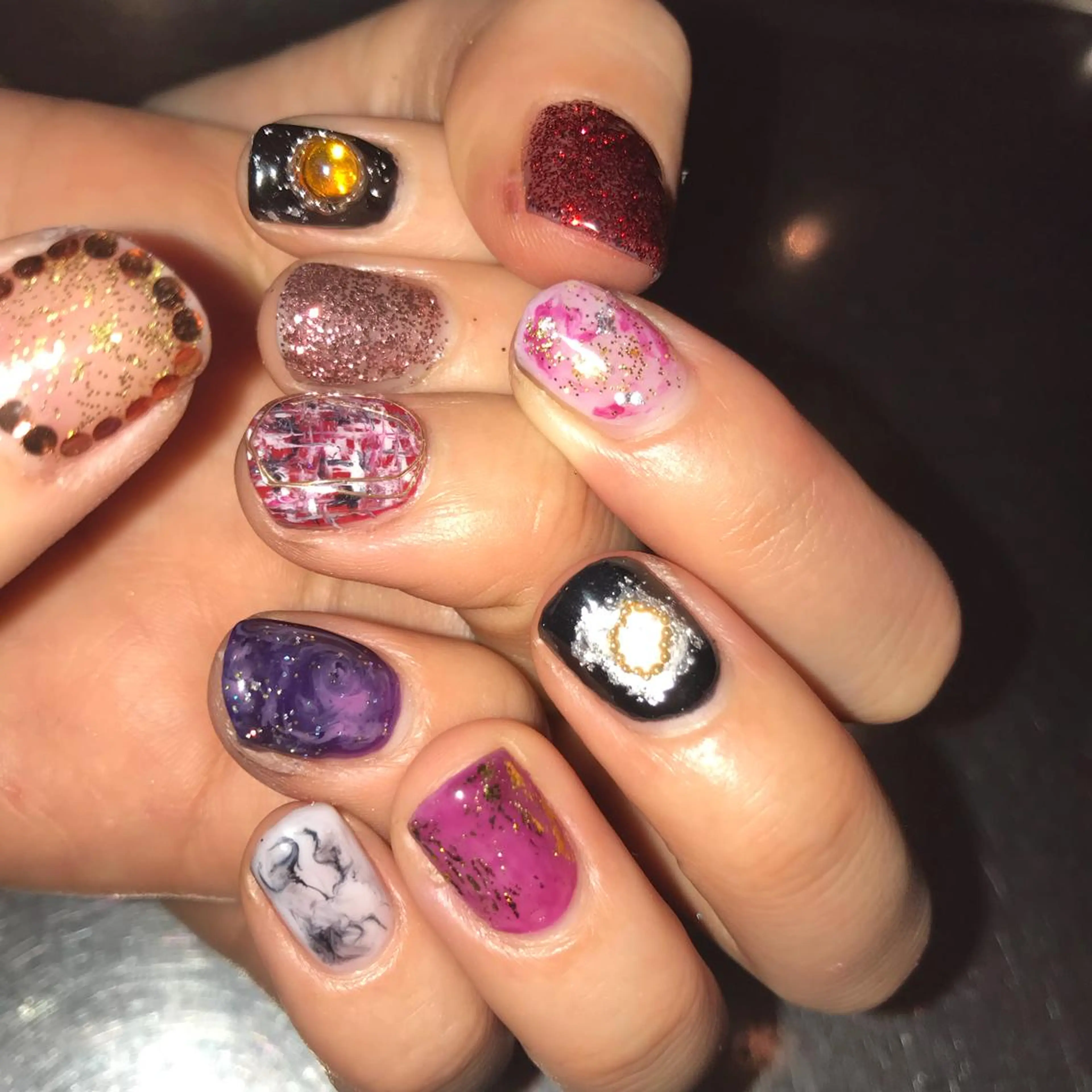 ネイル AOI✩⡱ y2kネイルのネイルデザイン