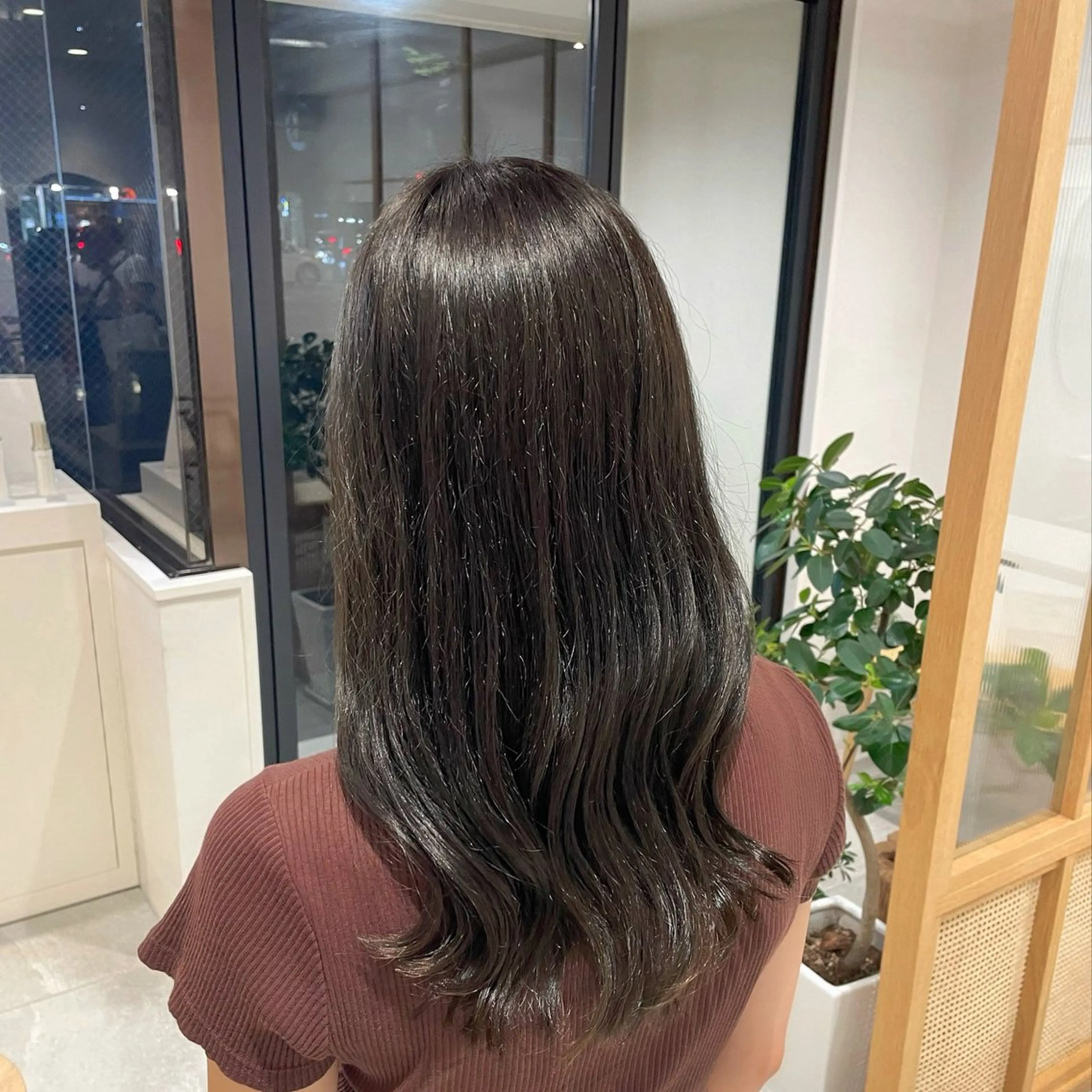 ロング ショート/ボブ/顔周 りレイヤー/RINAのヘアスタイル