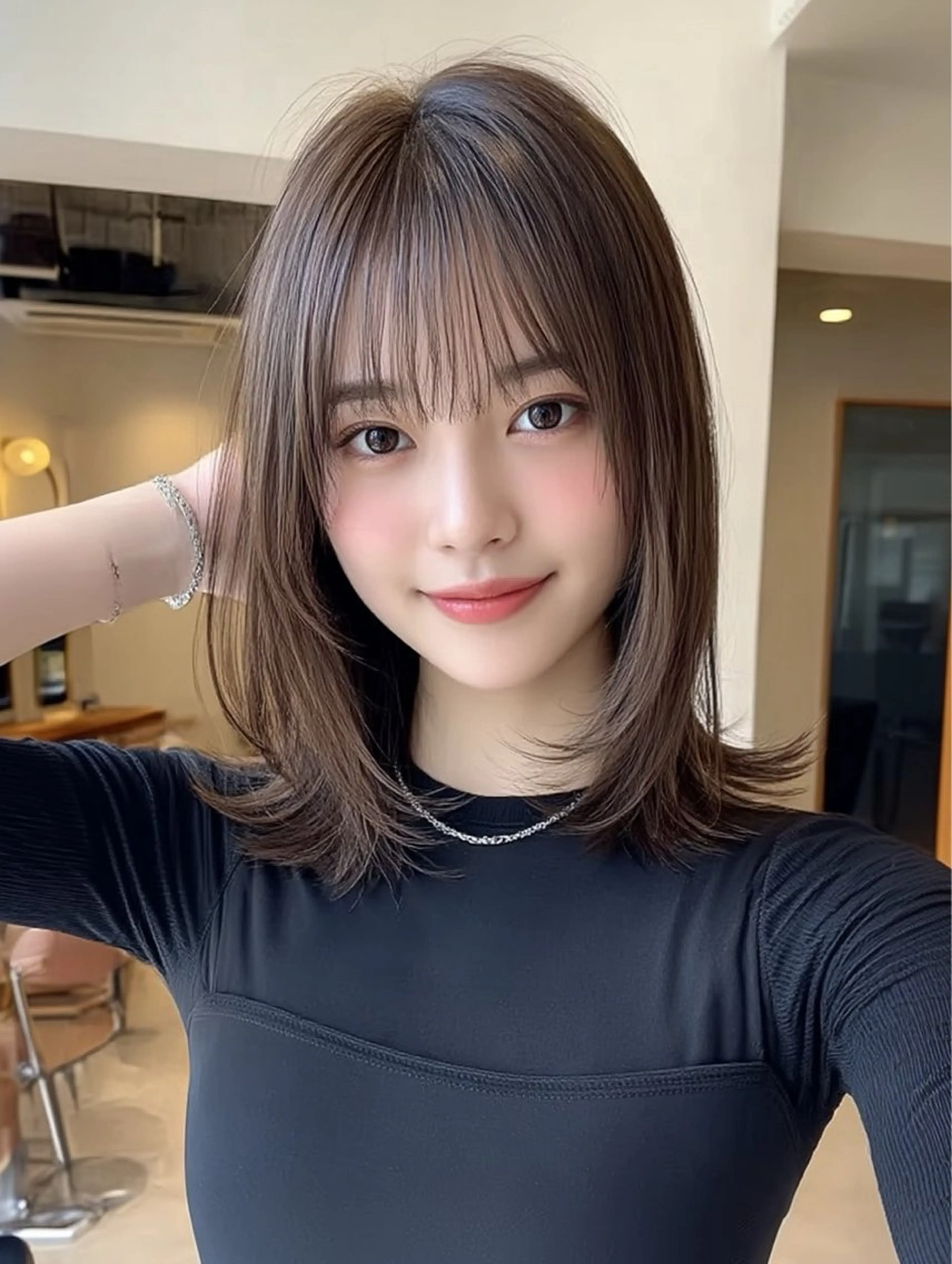 カット+カラー+髪質改善トリートメントの写真