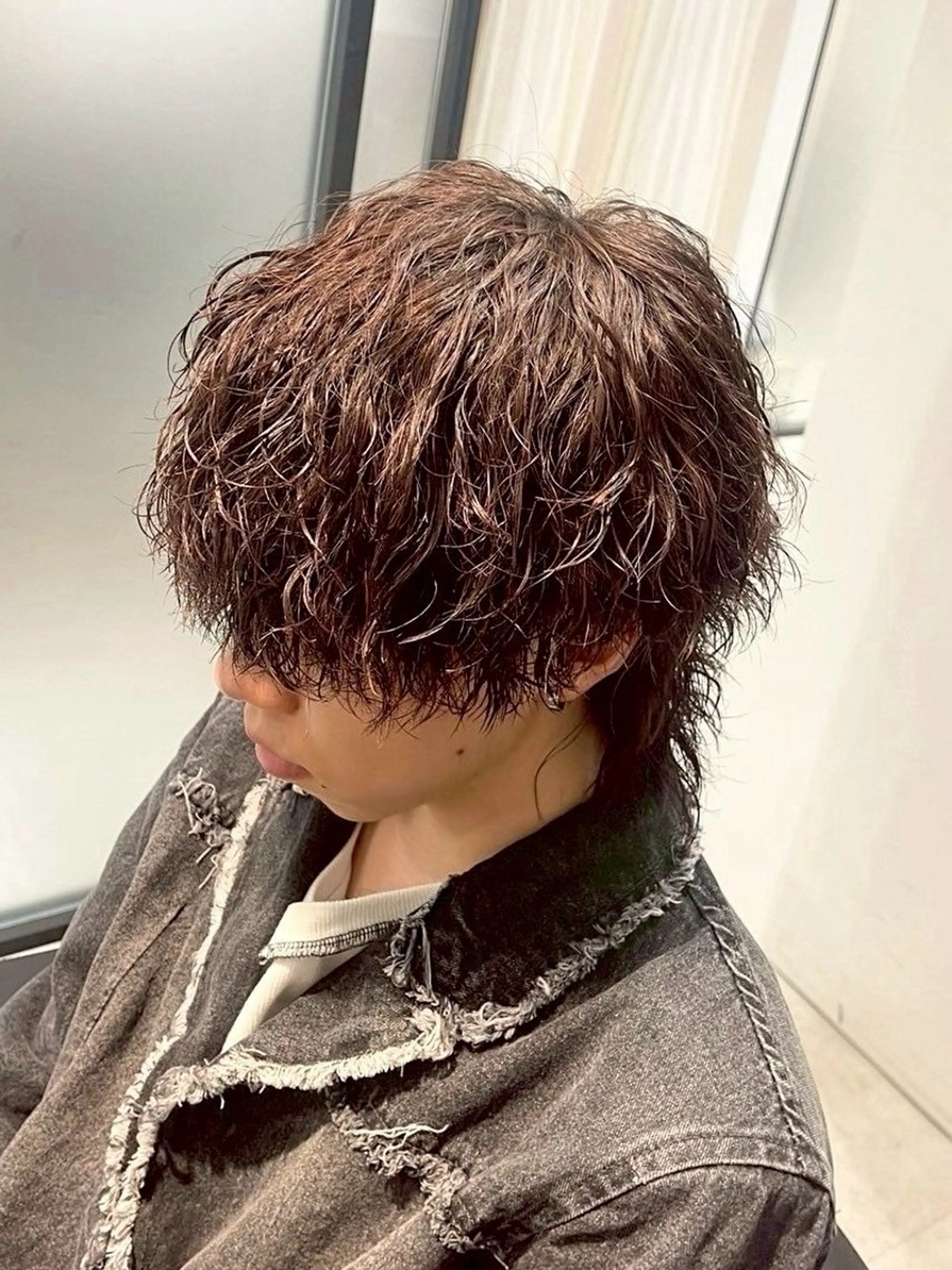 パーマ メンズ カット パーマ トリートメント メンズカット/パーマ Tomomi💙のヘアスタイル