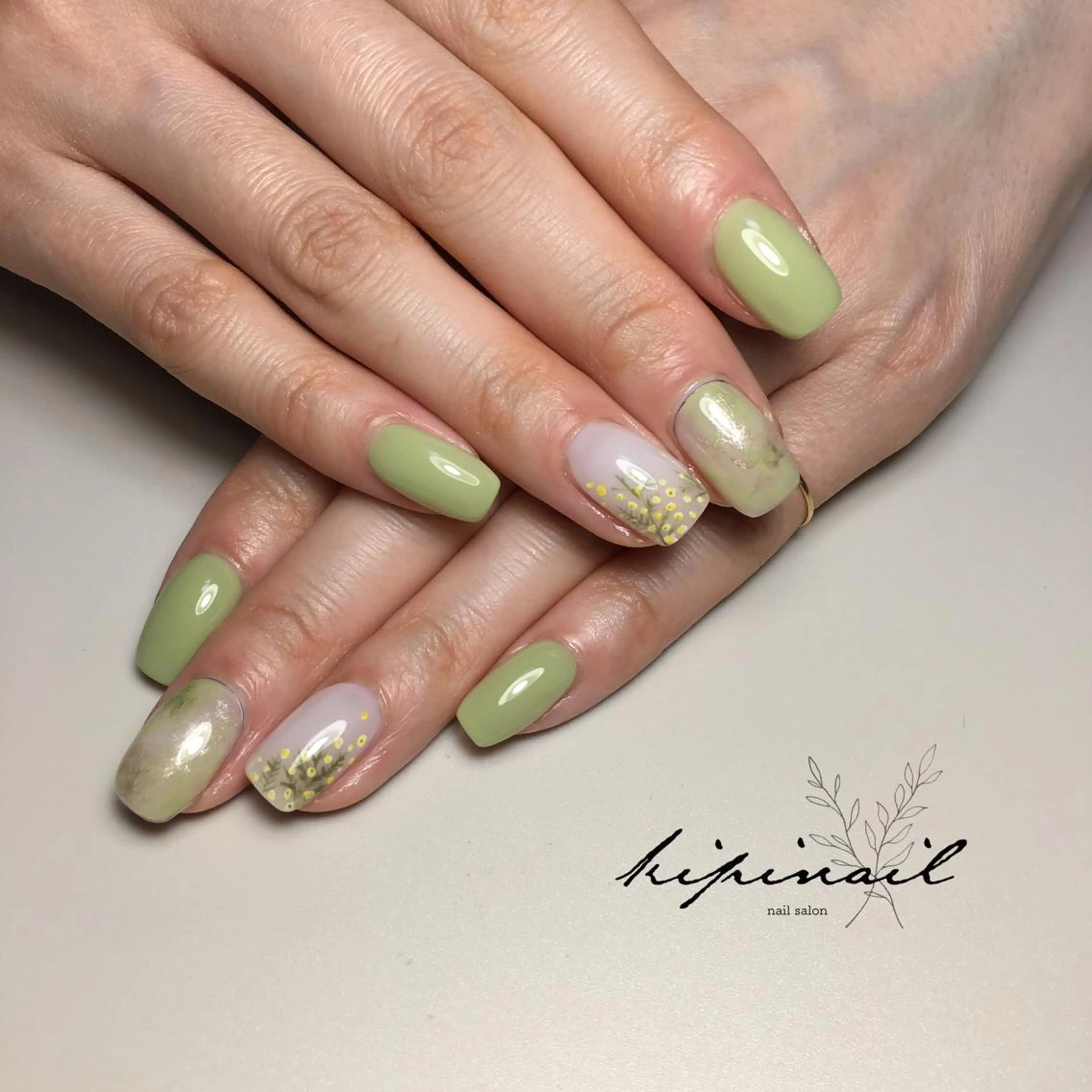 ネイル ハンドネイル kipinail 川﨑えりかのネイルデザイン