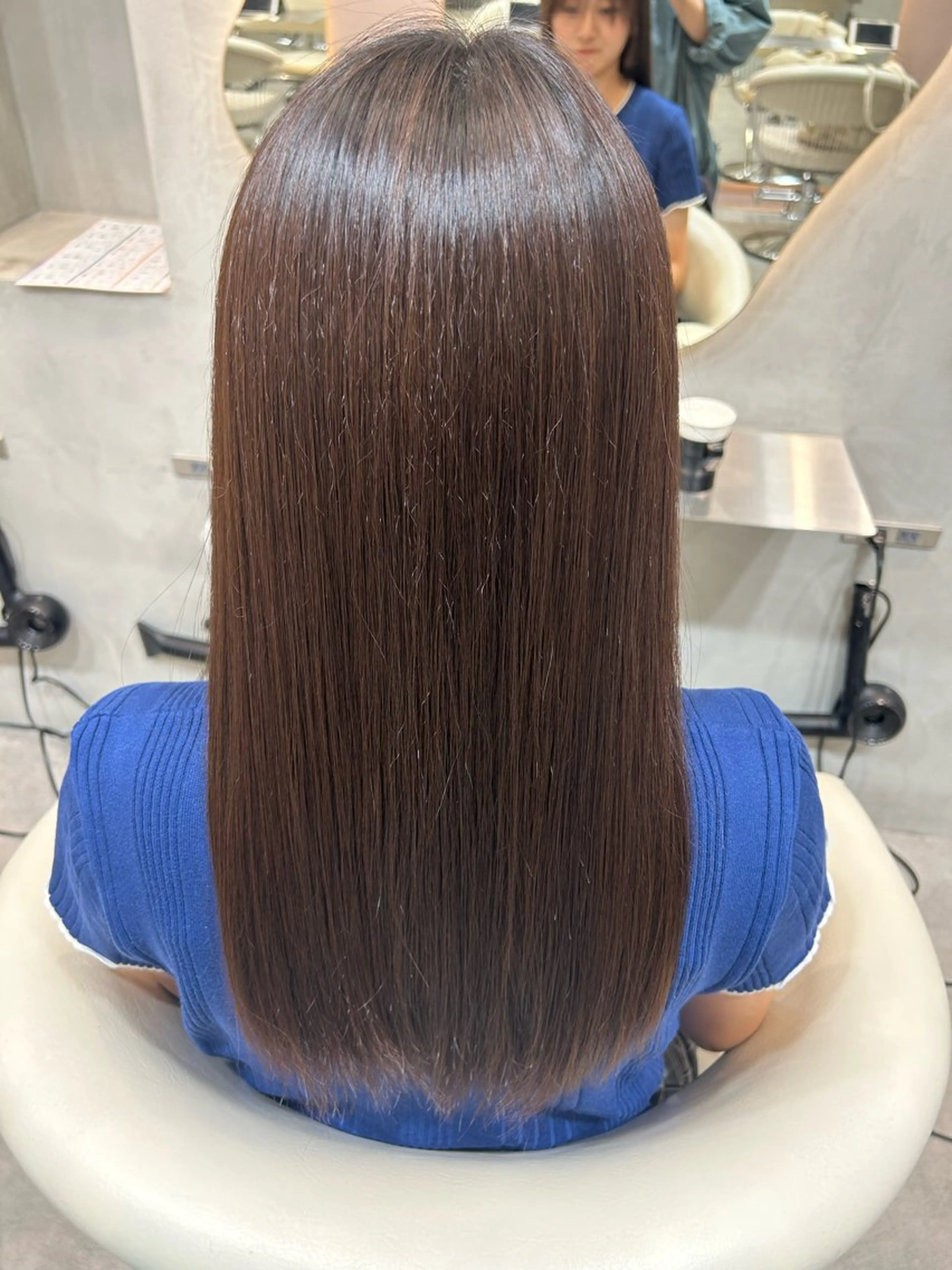 ロング 髪質改善 縮毛矯正 縮毛矯正 トリートメント 美髪矯正🫧/ 吉田こうすけのヘアスタイル