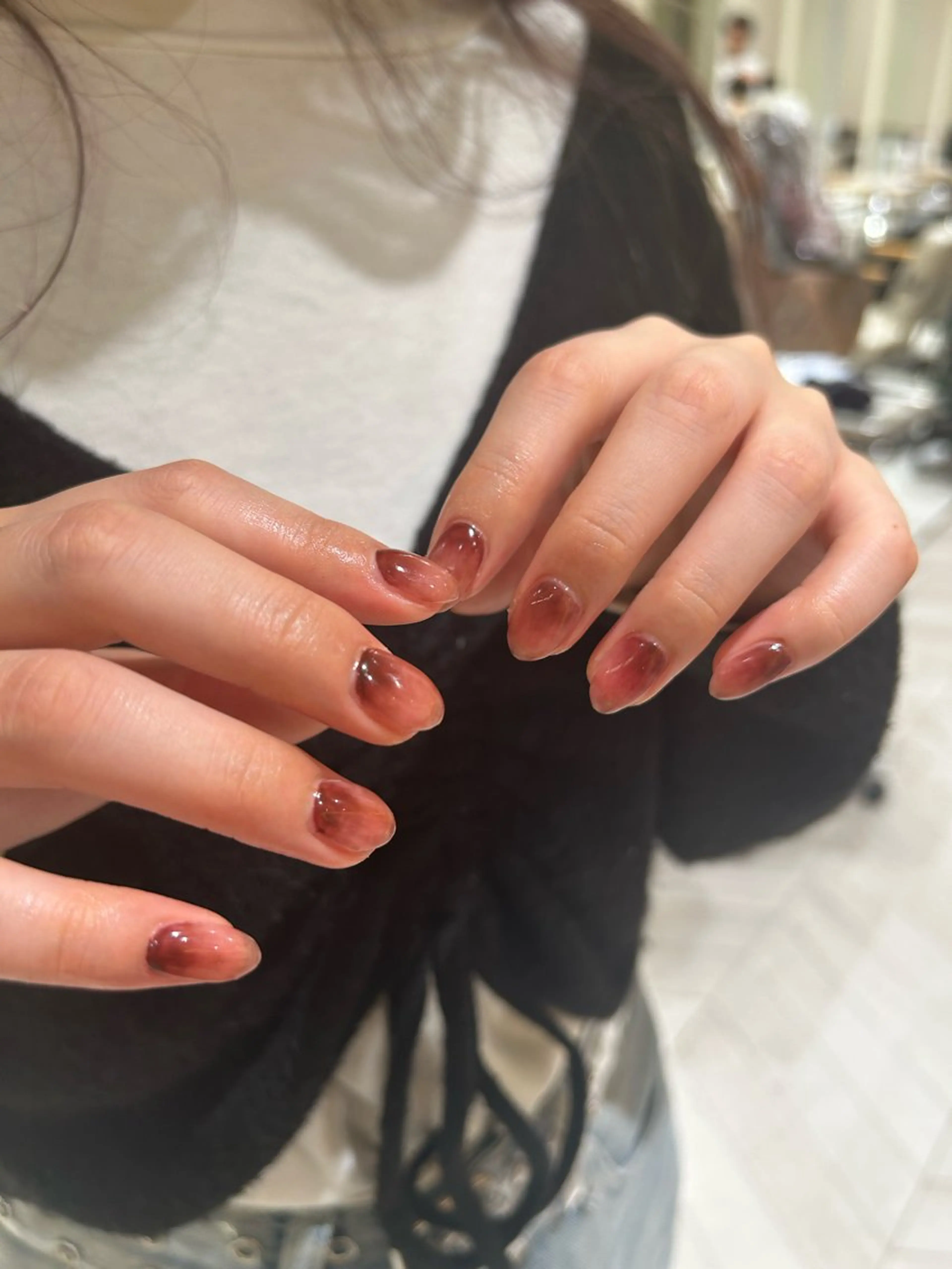 ネイル ꪆৎ平行アーチ ྀི ワカナの眉毛・アイブロウイメージ