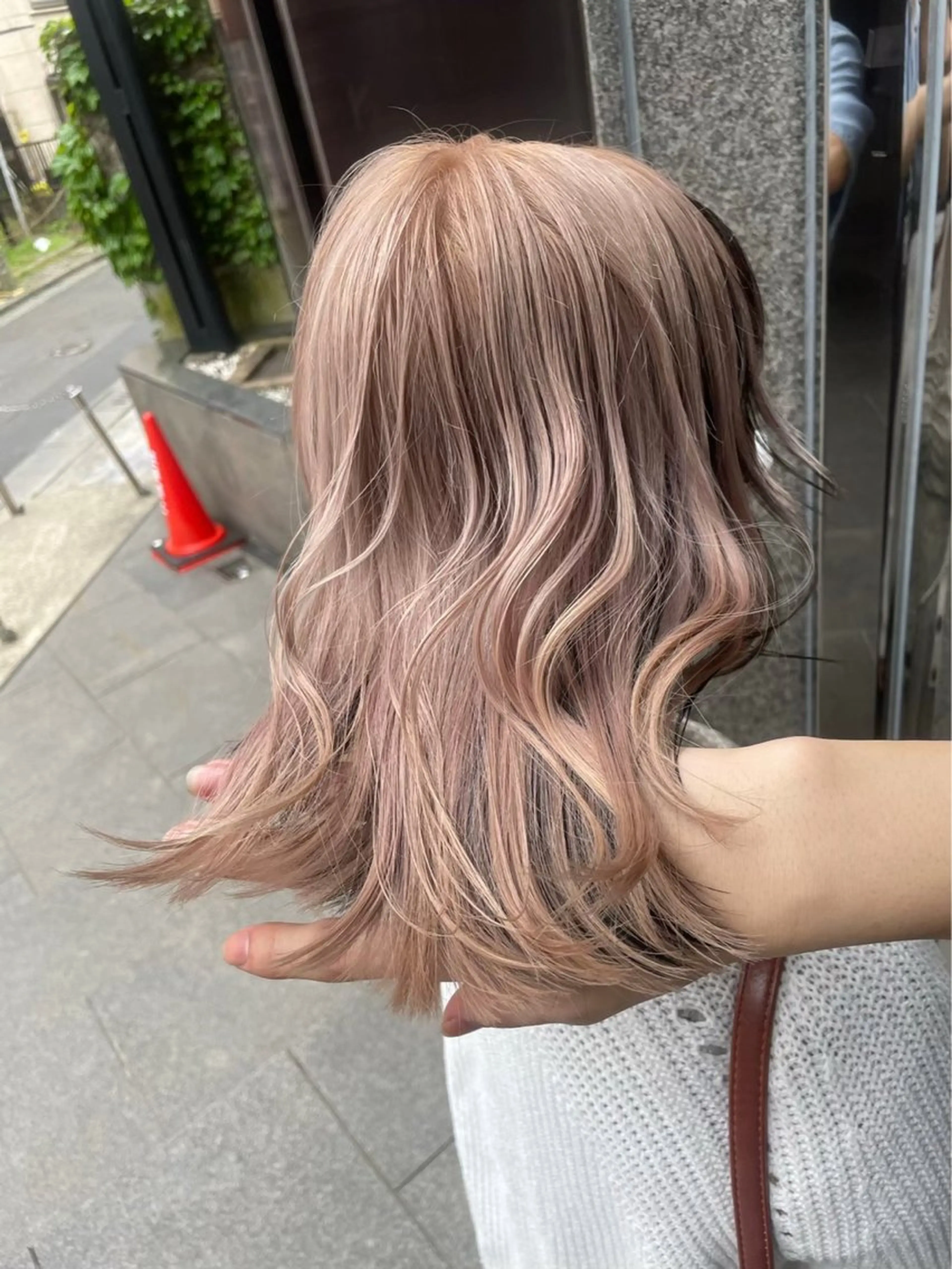 セミロング カラー 🎴 永井あさひ🎴のヘアスタイル