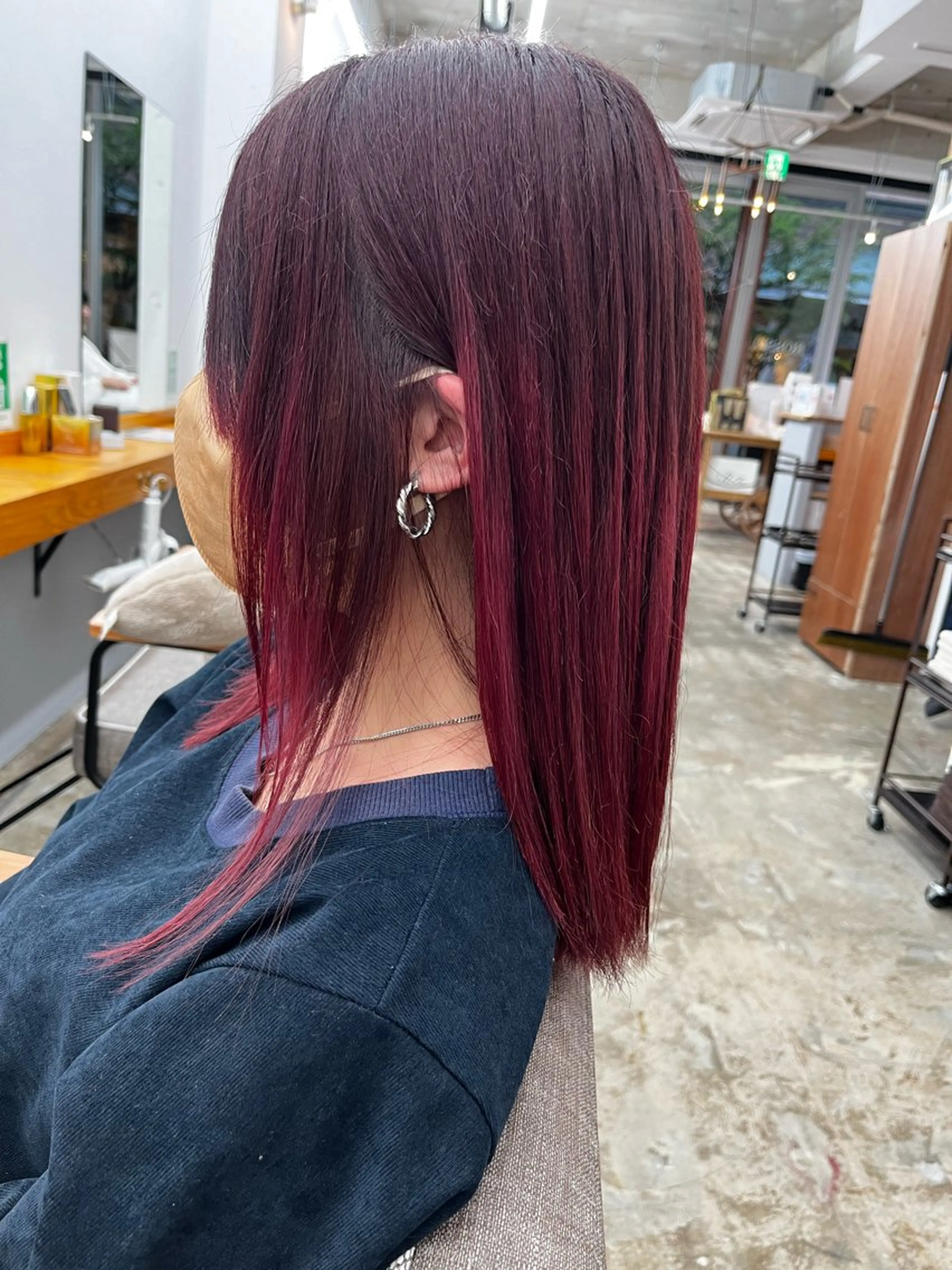 セミロング ROSSO Hair＆SPA  香椎宮前店所属・SHIINA 香椎宮前店のヘアスタイル