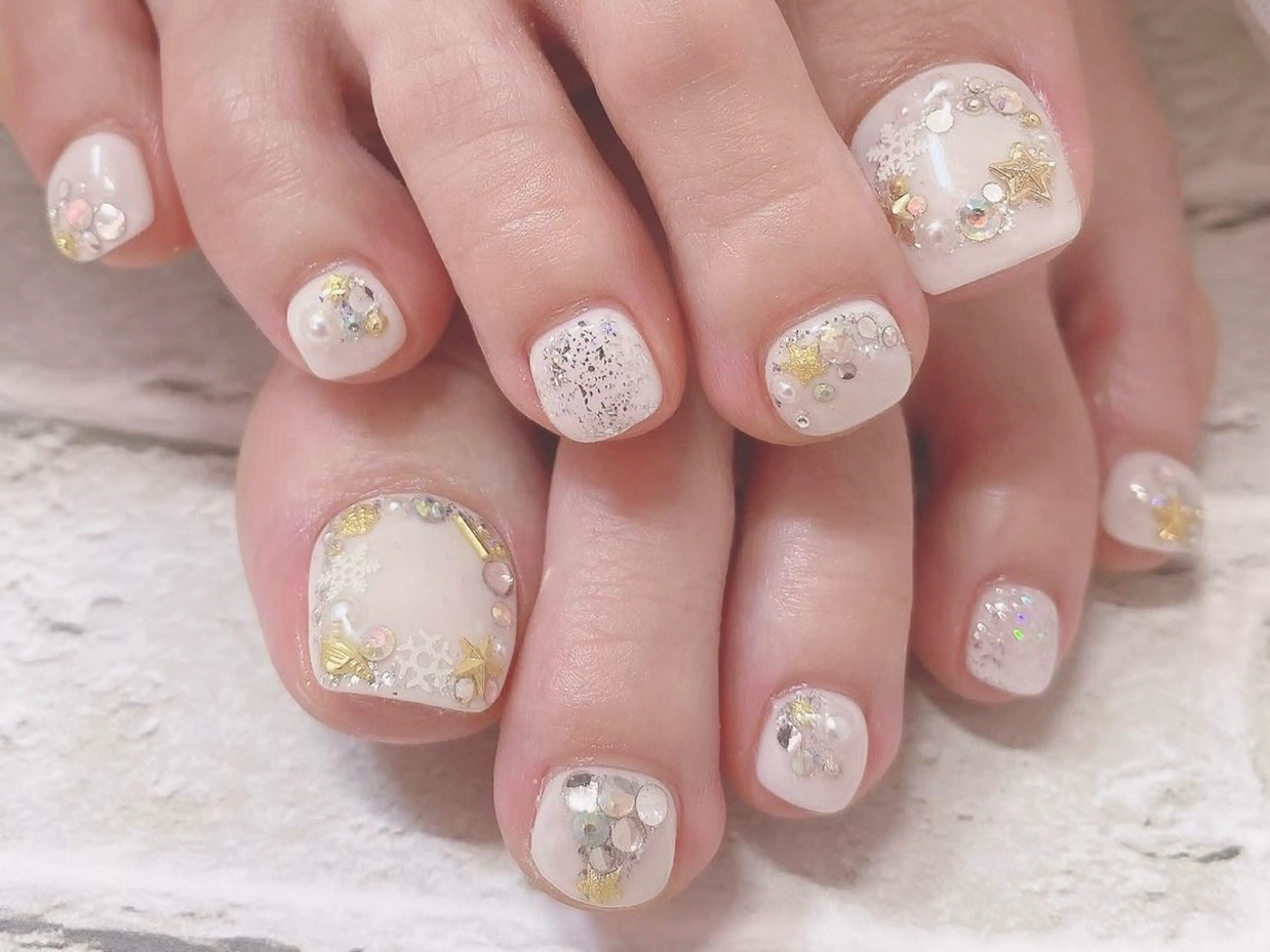 ネイル フットネイル ジョリ kasumi🌹💅のネイルデザイン