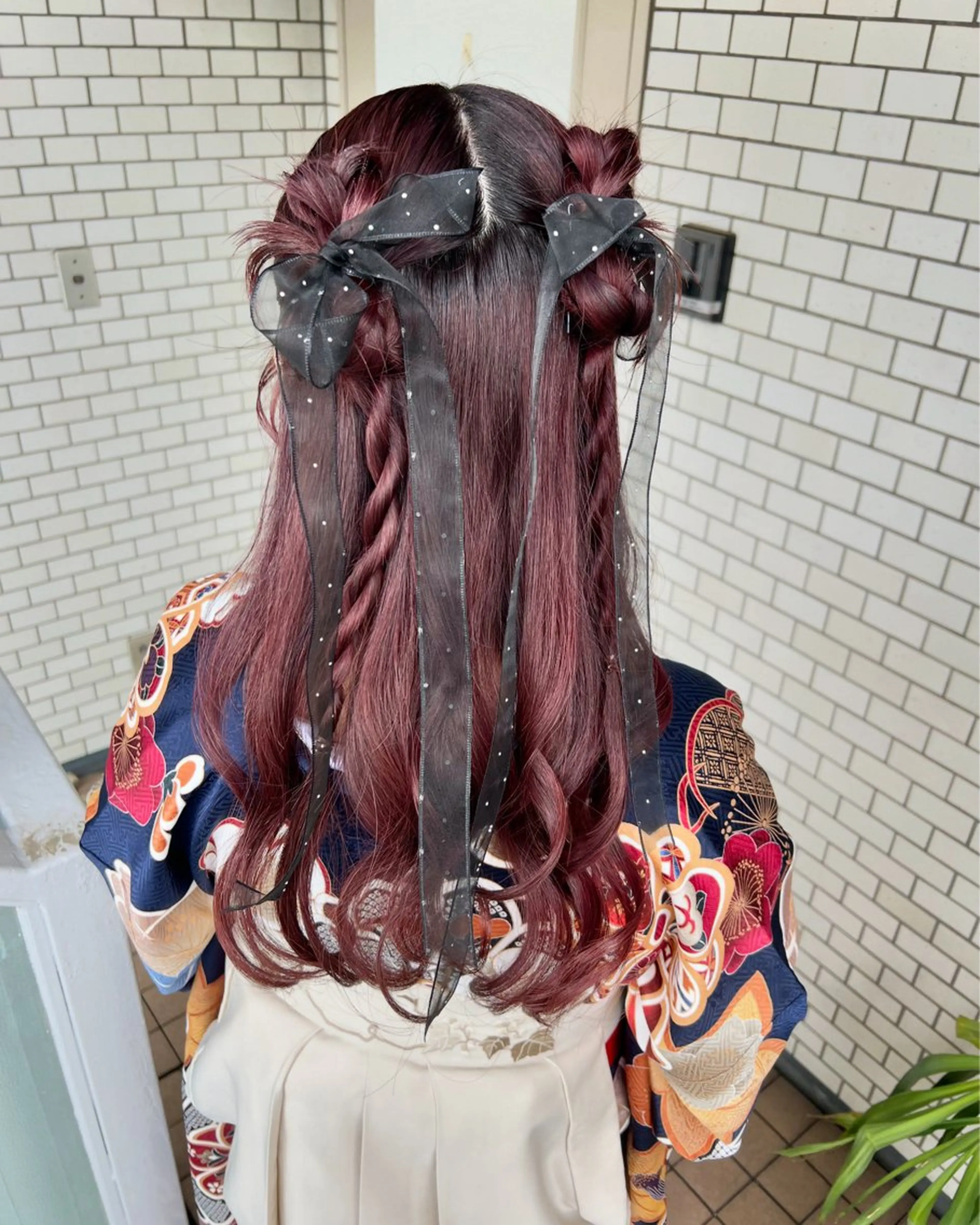 ヘアアレンジ 卒業式のヘアスタイル 大人可愛いヘアメイク 💋🧚‍♀️しずかのヘアスタイル