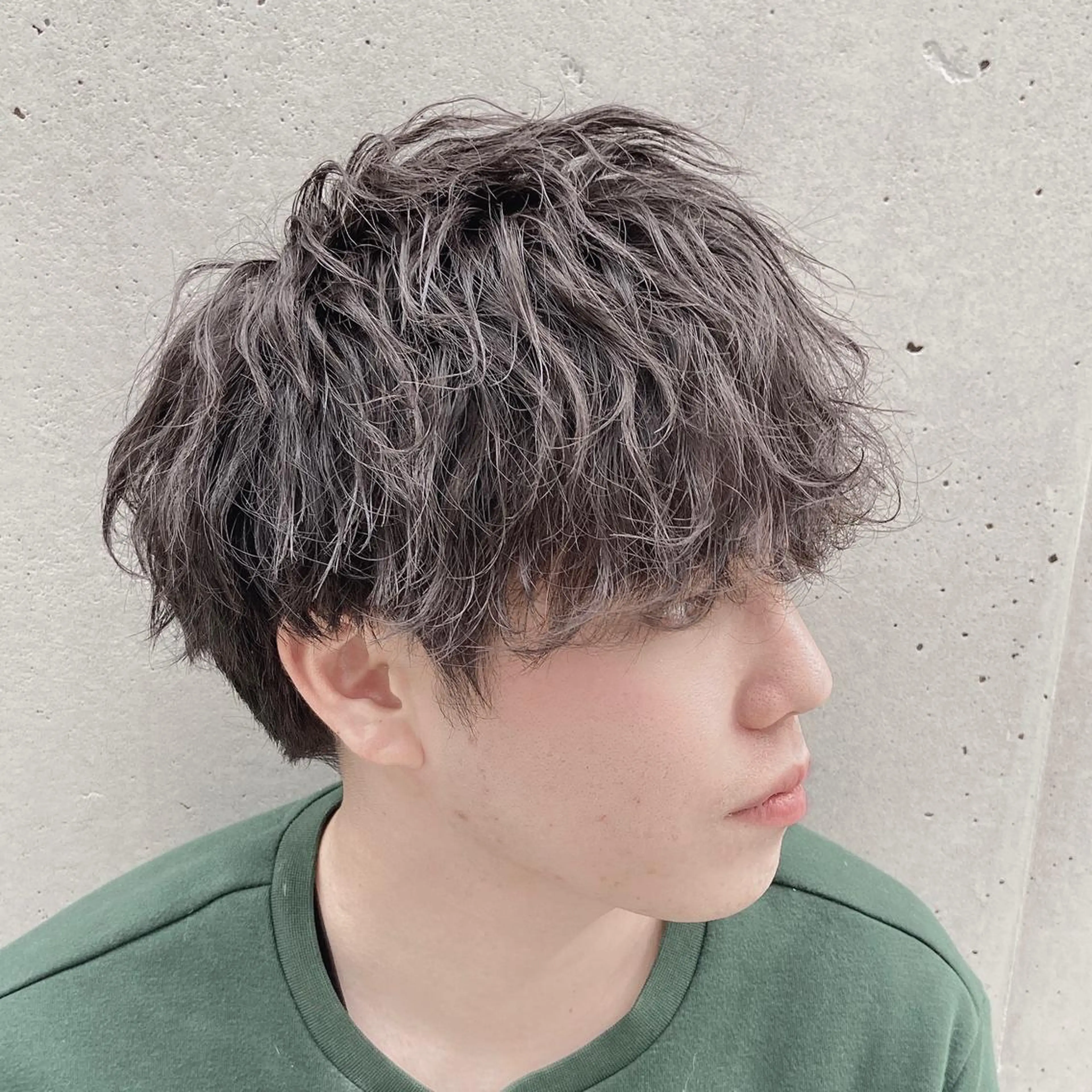 パーマ メンズ マッシュ カット パーマ トリートメント メンズ縮毛矯正 ♠️店長下平隼人のヘアスタイル