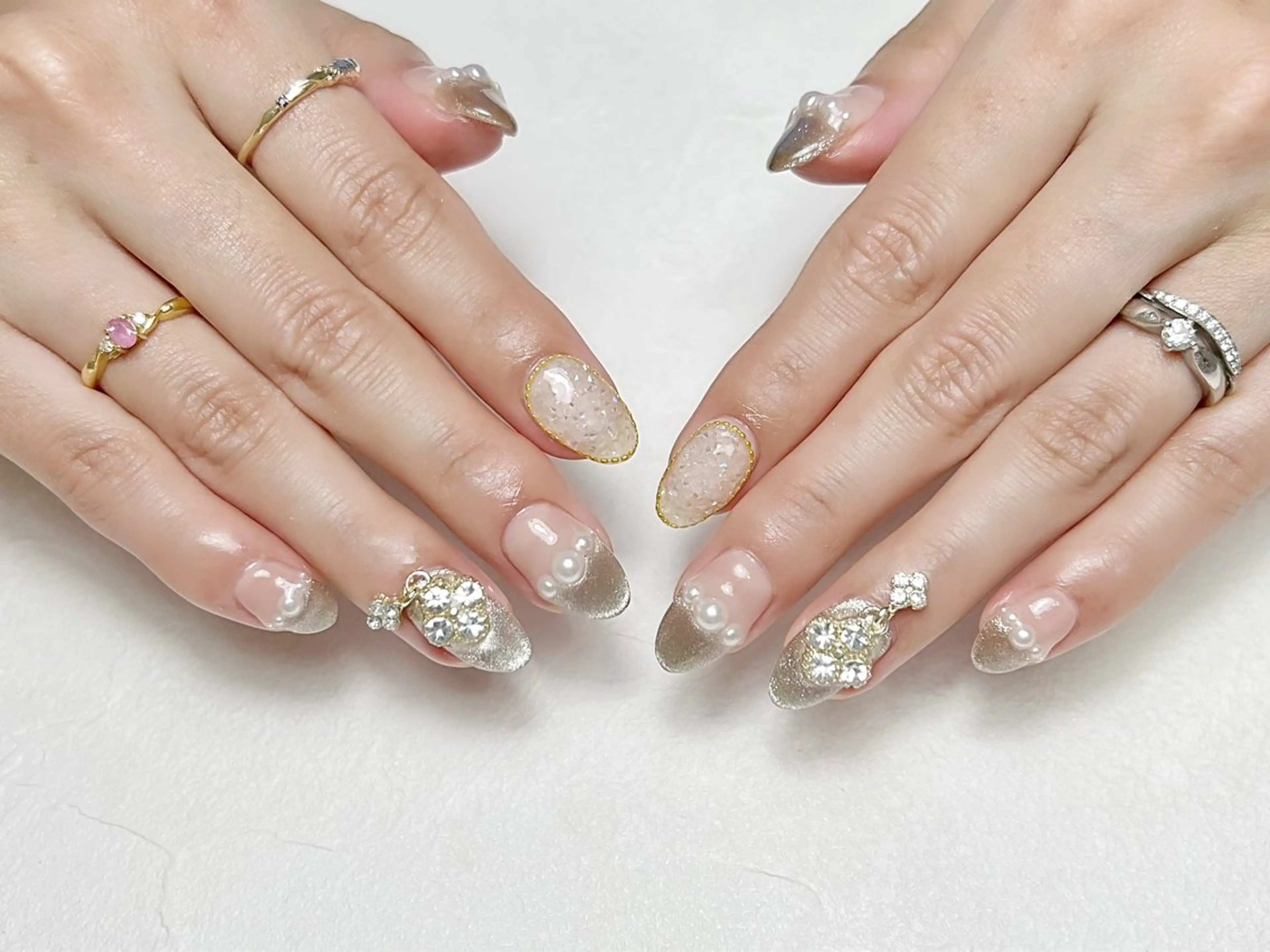 ネイル マグネットネイル ワンホンネイル rouse nail RISATOのネイルデザイン