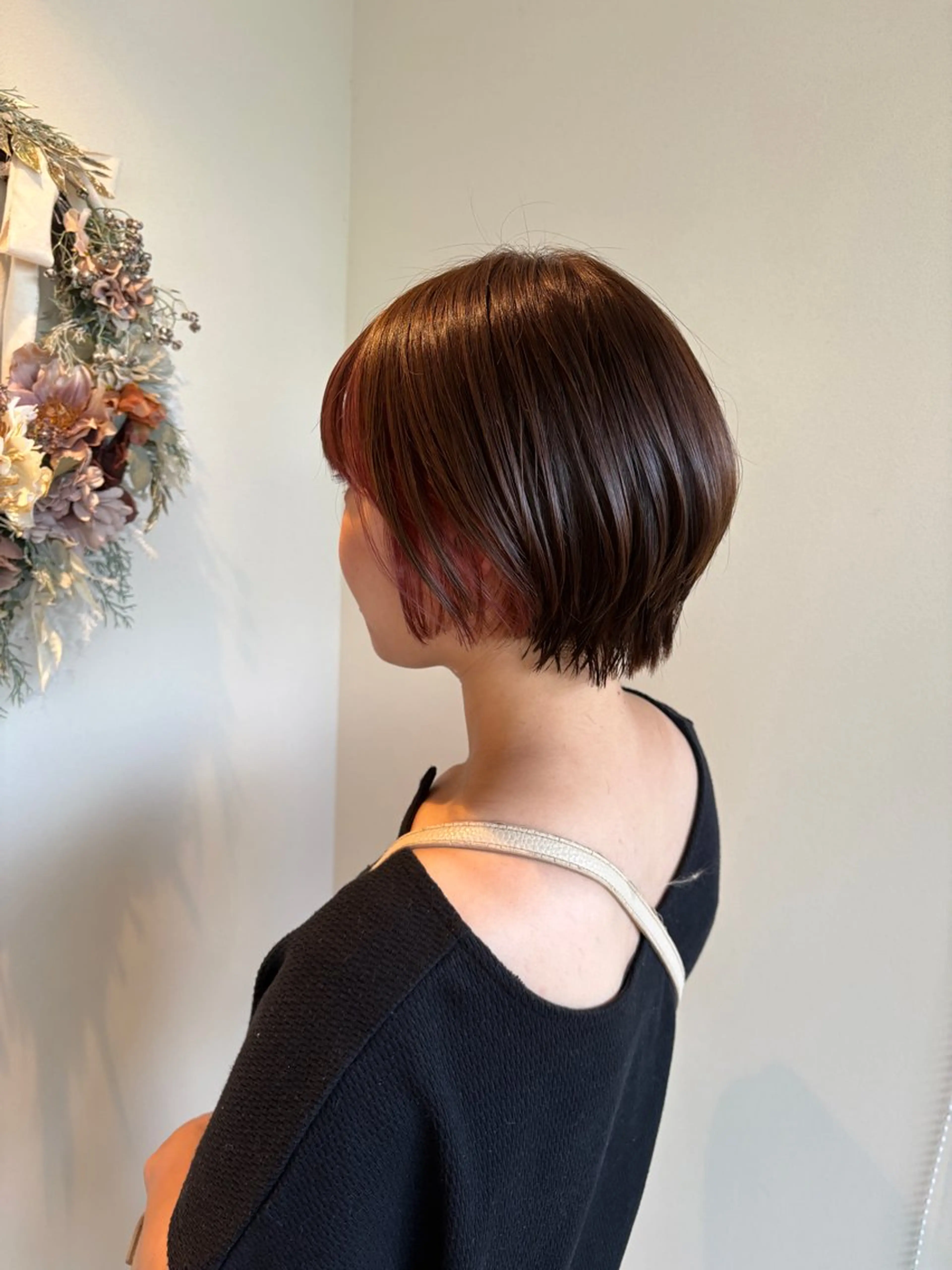 ショート ショートヘア 西田 朋華のヘアスタイル