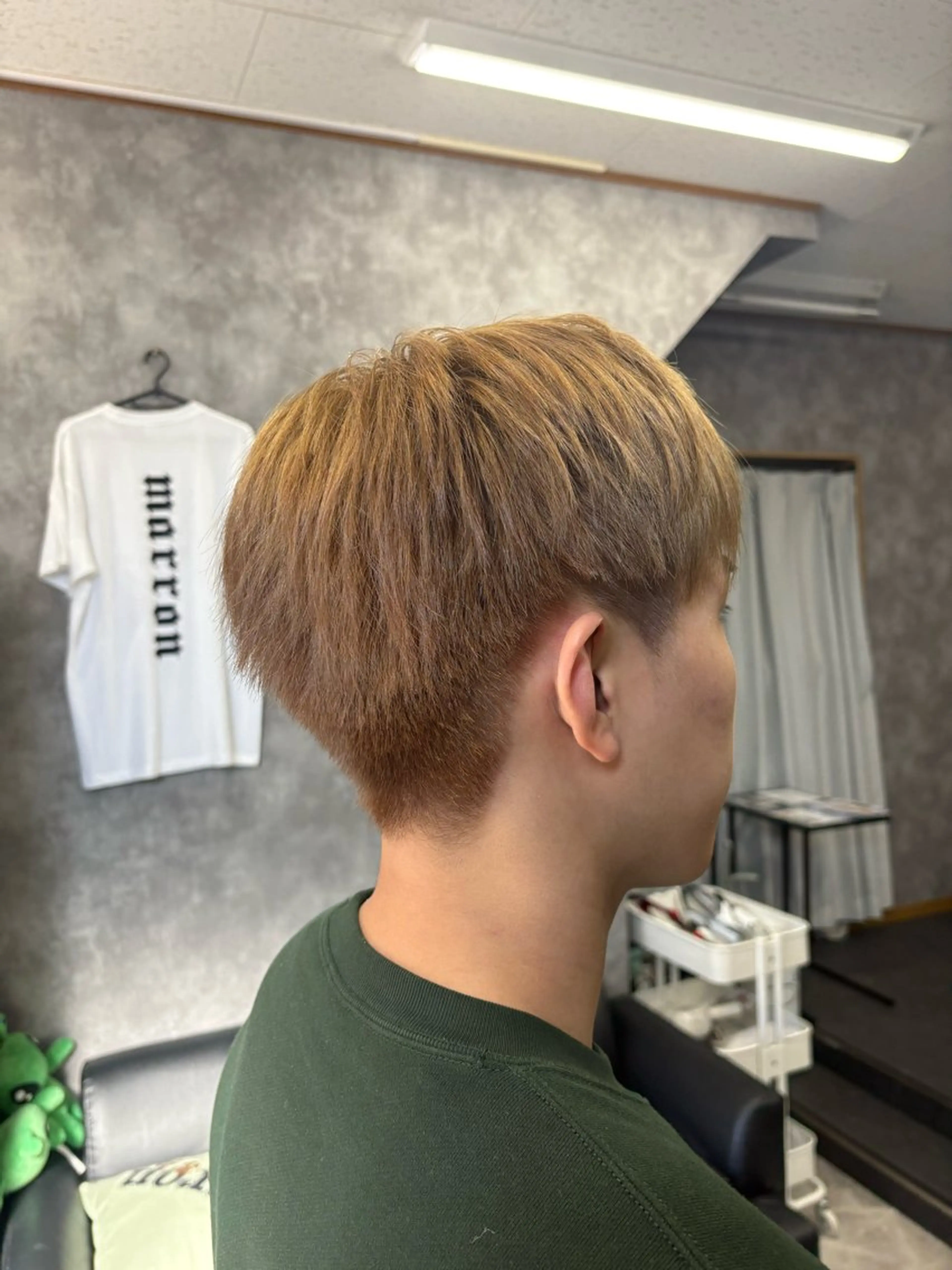 カラー メンズ ダブルカラー ヘアカラー ヘアーメイクマロン ヘアーメイクマロンのヘアスタイル