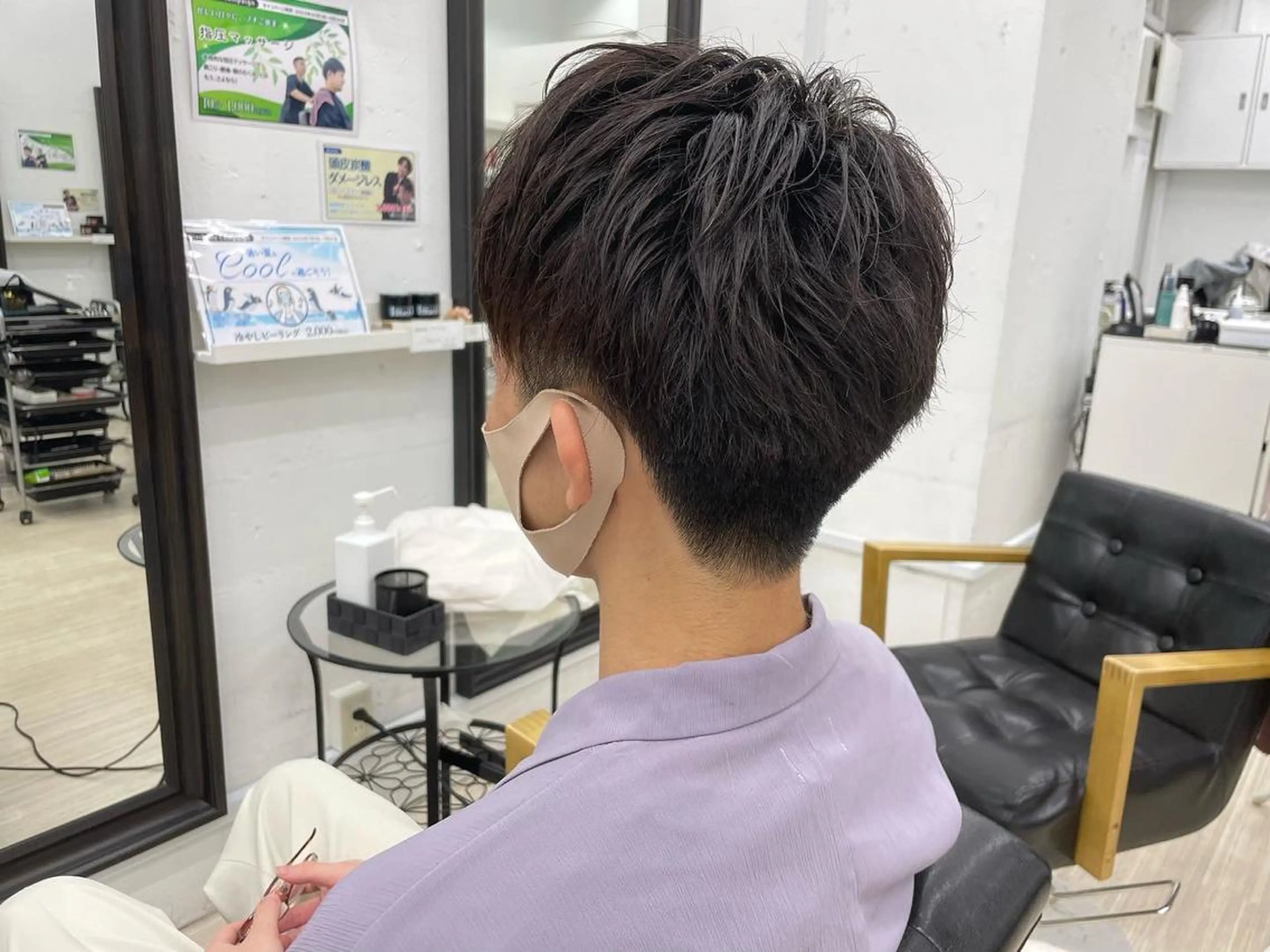 ショート メンズ Black Biz新宿西口店所属・み うらのヘアスタイル